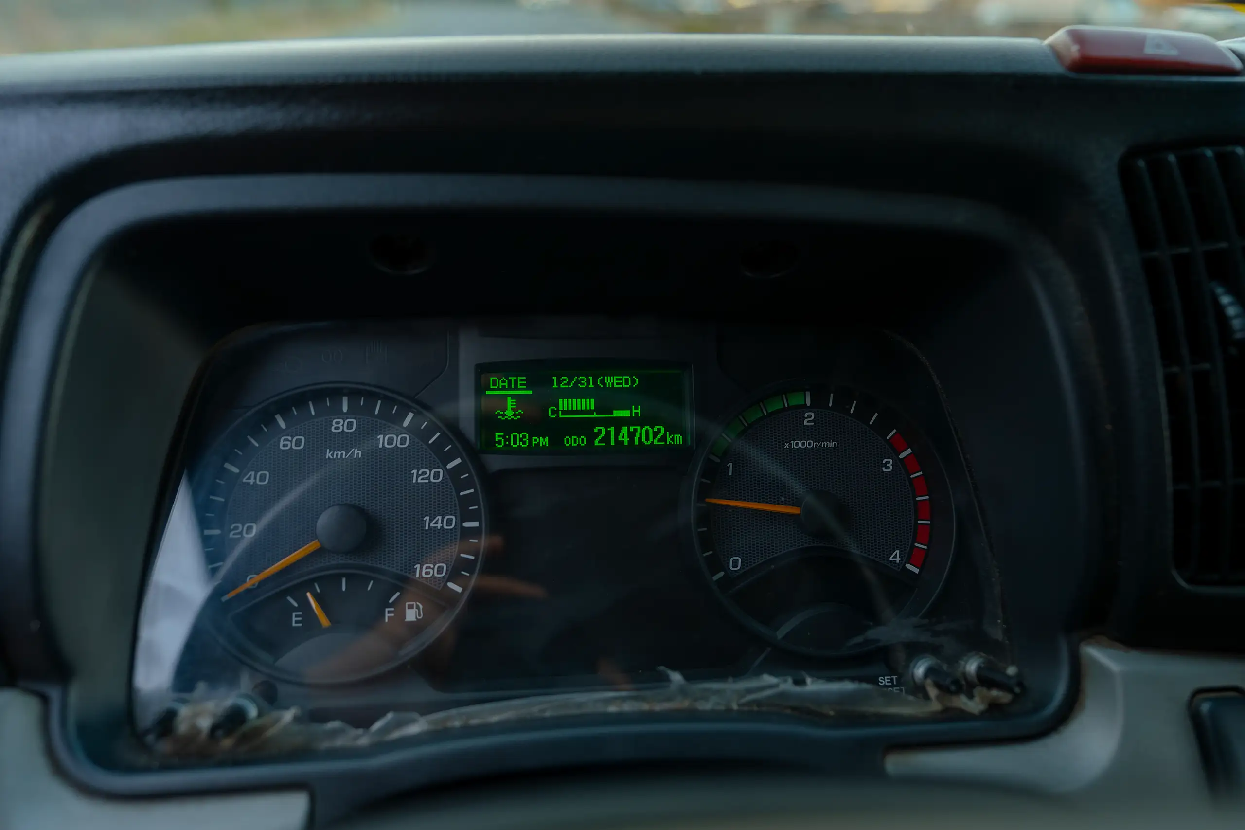 Used 2020 Mitsubishi Canter Chiller Box White – Odometer / Mileage Reading View at First Choice Cars Sharjah