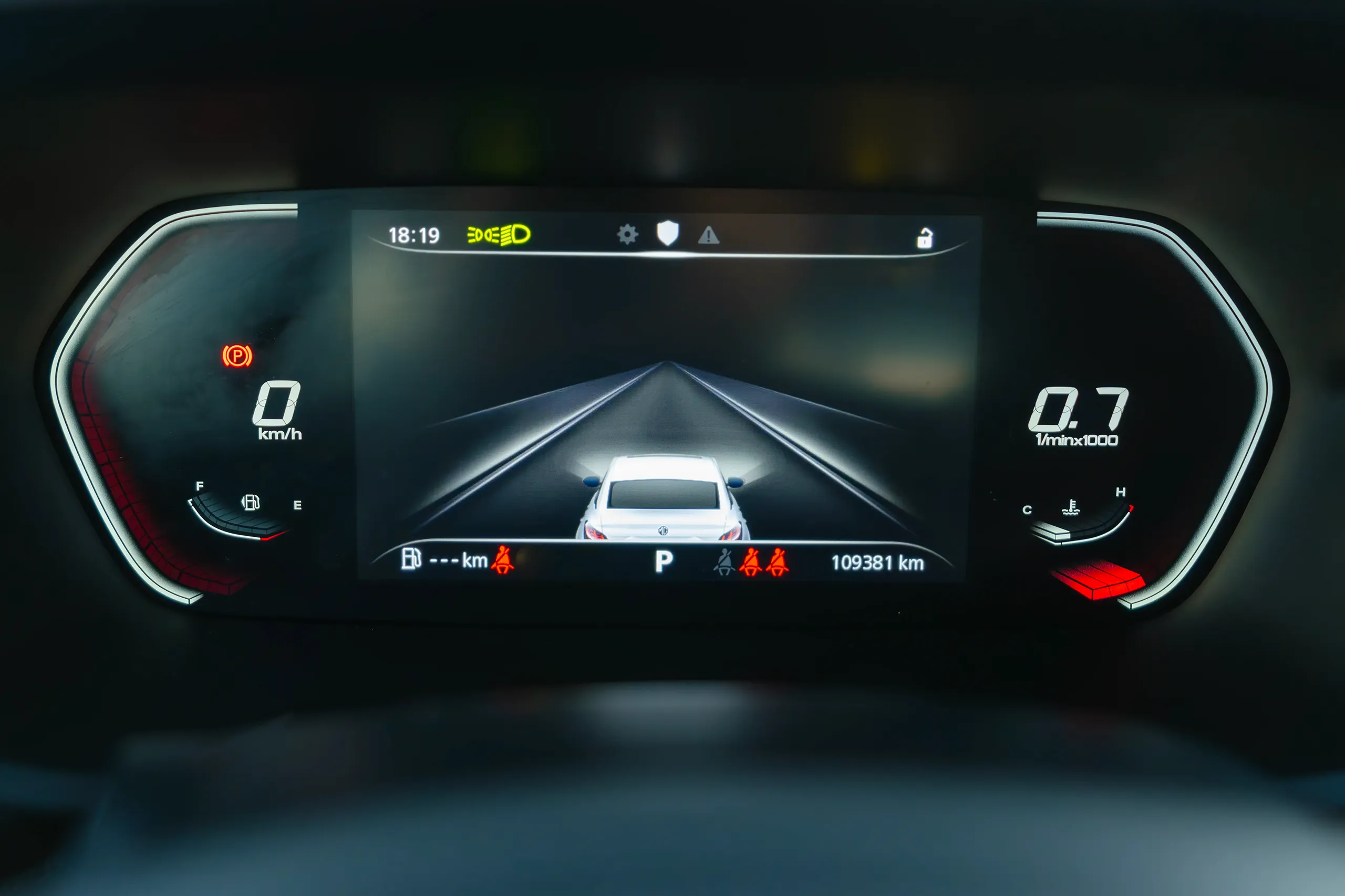 Used 2022 MG GT Luxury Grey – Odometer / Mileage Reading View at First Choice Cars Sharjah