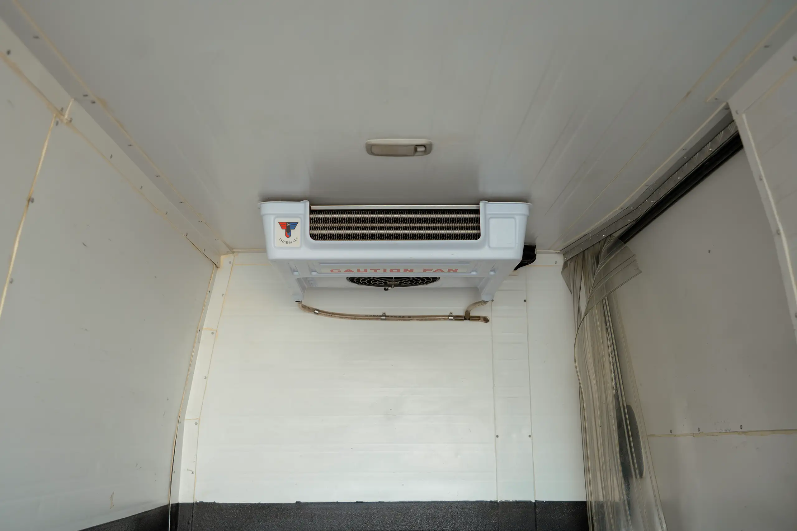 Used 2023 Toyota Hiace GL Standard Roof White – Chiller Cooling Unit View at First Choice Cars Sharjah