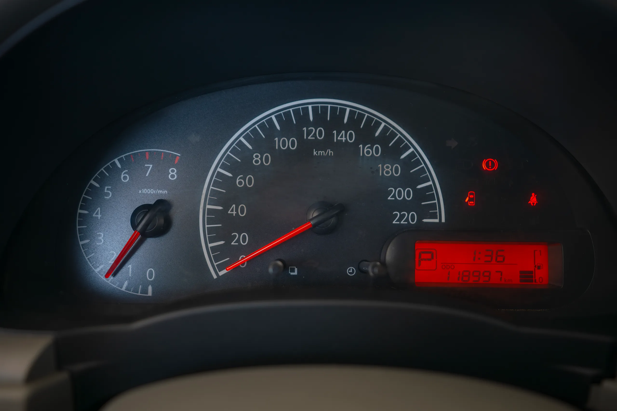 Used 2022 Nissan Sunny SV White – Odometer / Mileage Reading View at First Choice Cars Sharjah