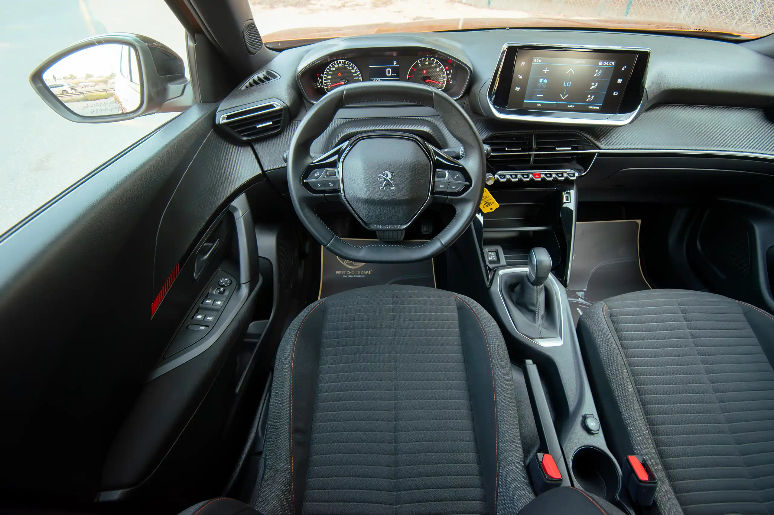 Used 2023 Peugeot 2008 Active Orange – Steering Wheel & Instrument Cluster at First Choice Cars Sharjah