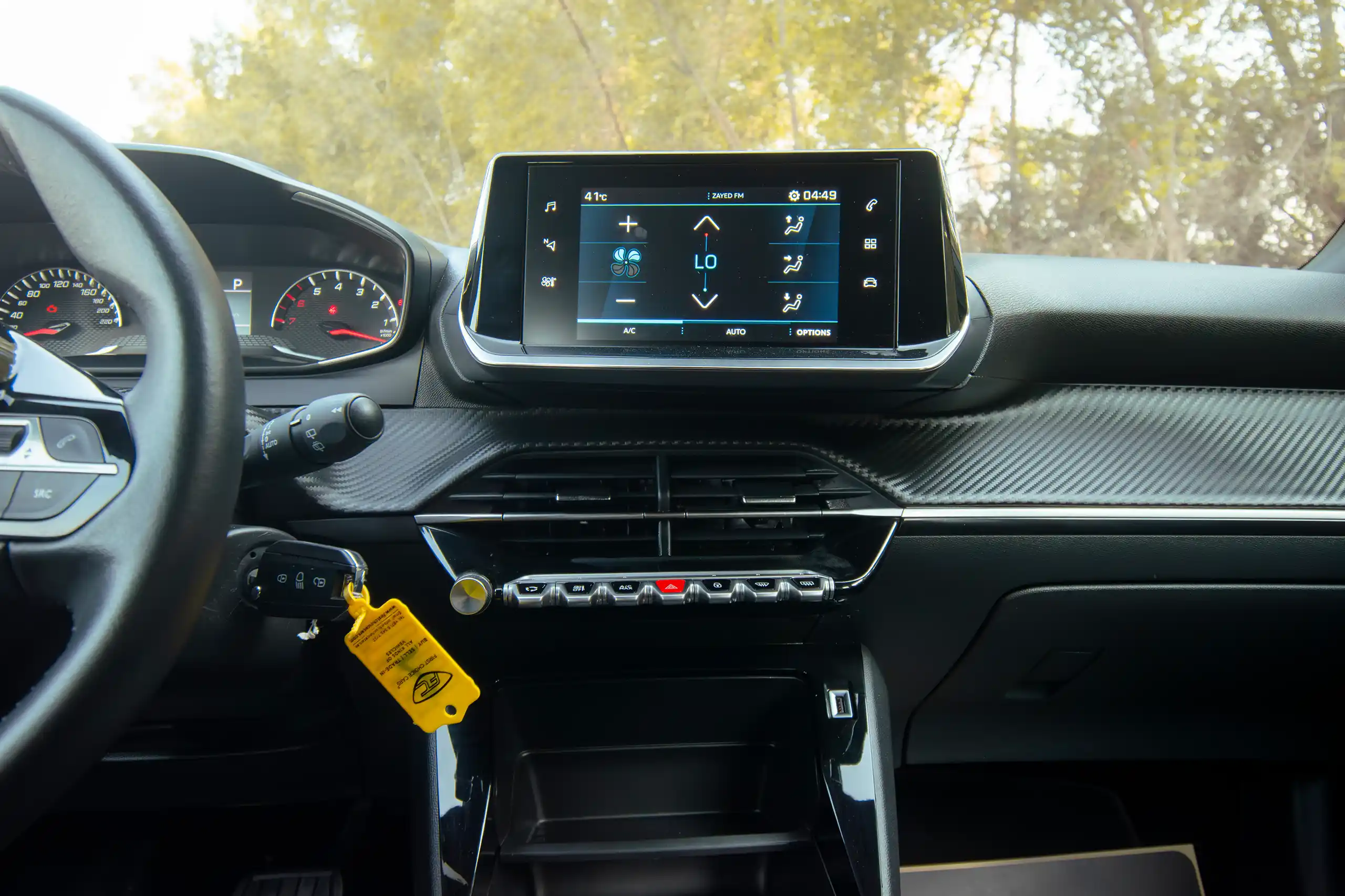 Used 2023 Peugeot 2008 Active Orange – Infotainment / Touchscreen System at First Choice Cars Sharjah