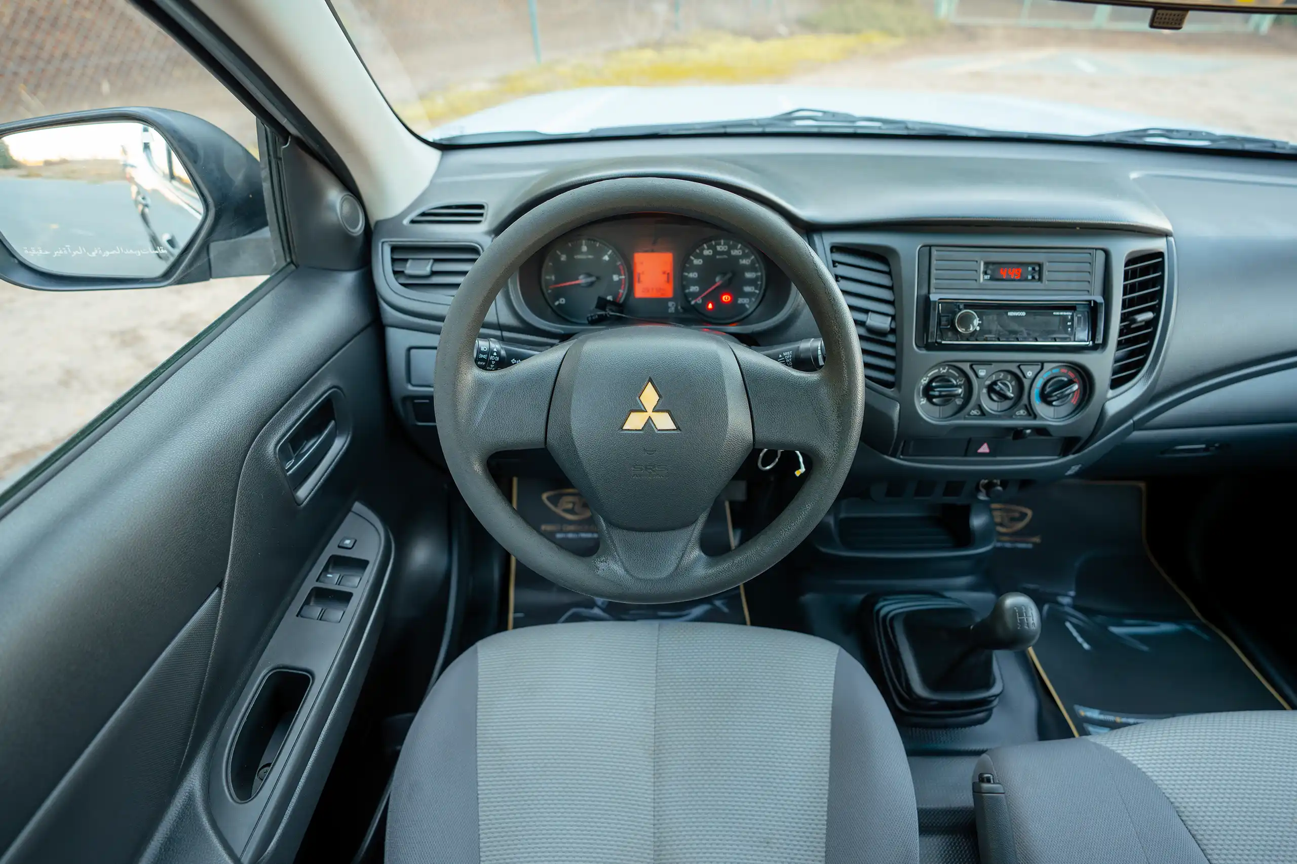 Used 2020 Mitsubishi L200 GL Double Cabin White – Steering Wheel & Instrument Cluster at First Choice Cars Sharjah