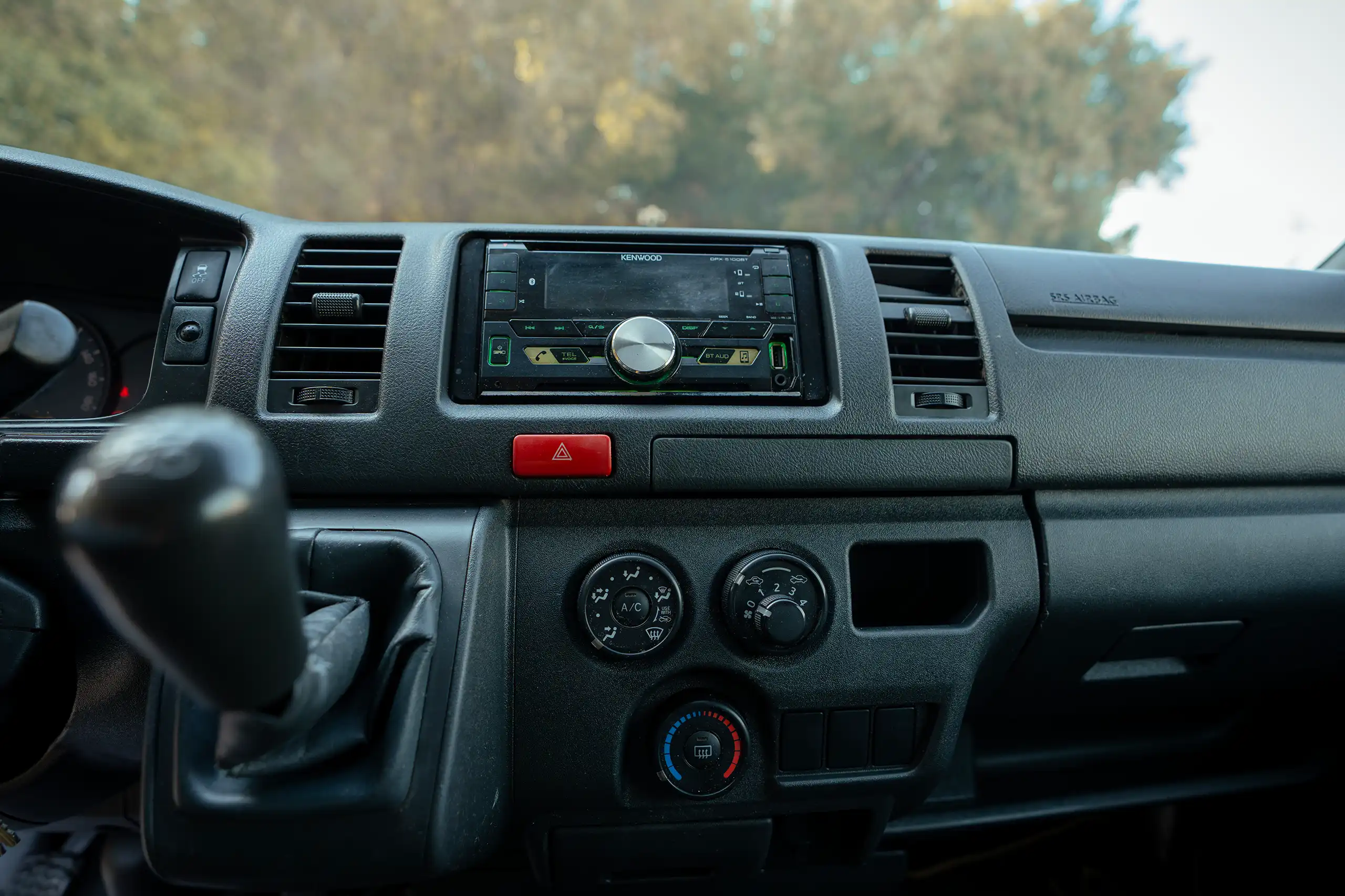 Used 2020 Toyota Hiace GL High Roof Red – Infotainment / Touchscreen System at First Choice Cars Sharjah