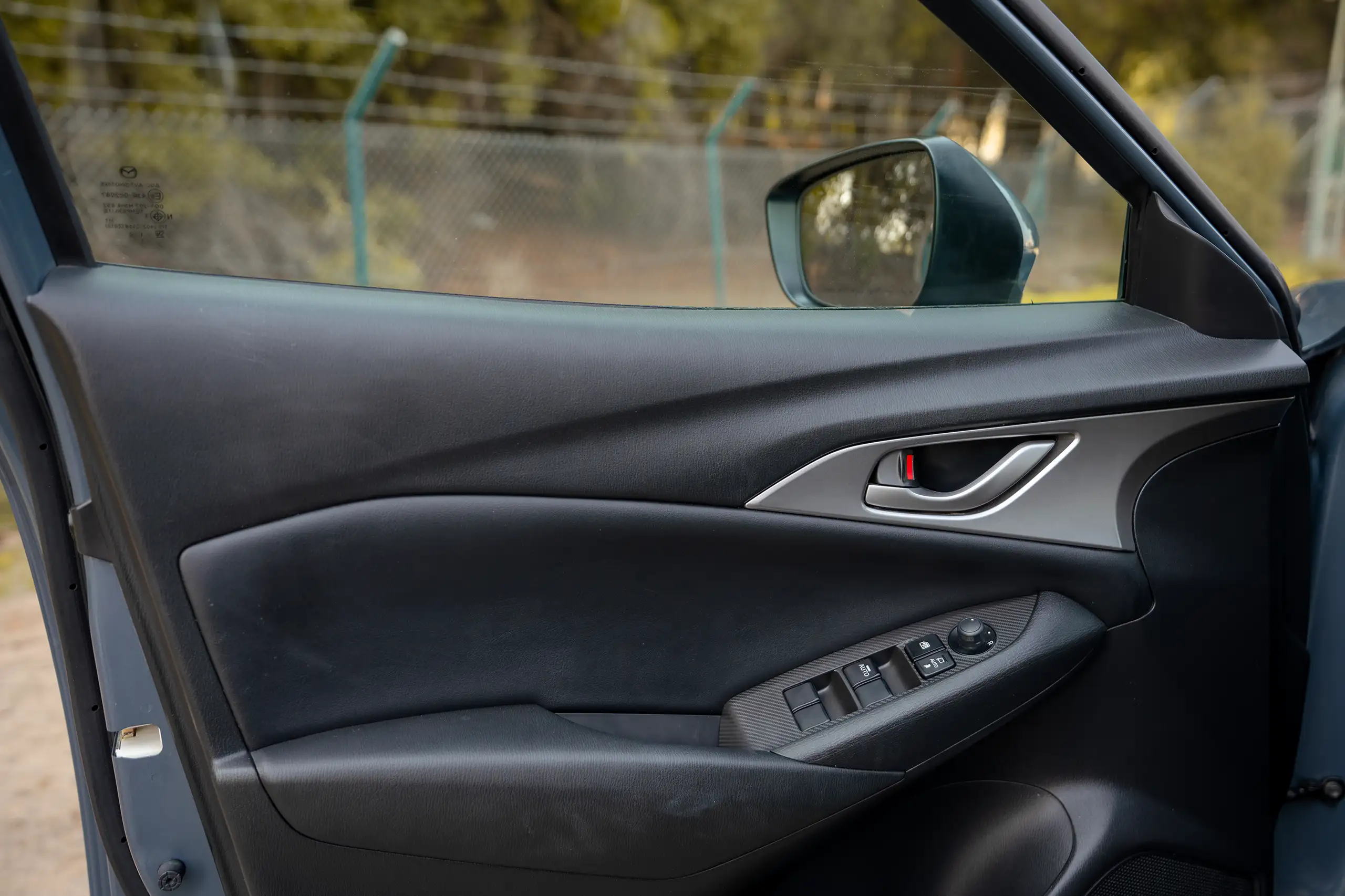 Used 2023 Mazda CX-3 GS Blue – Driver Door Panel Full View at First Choice Cars Sharjah