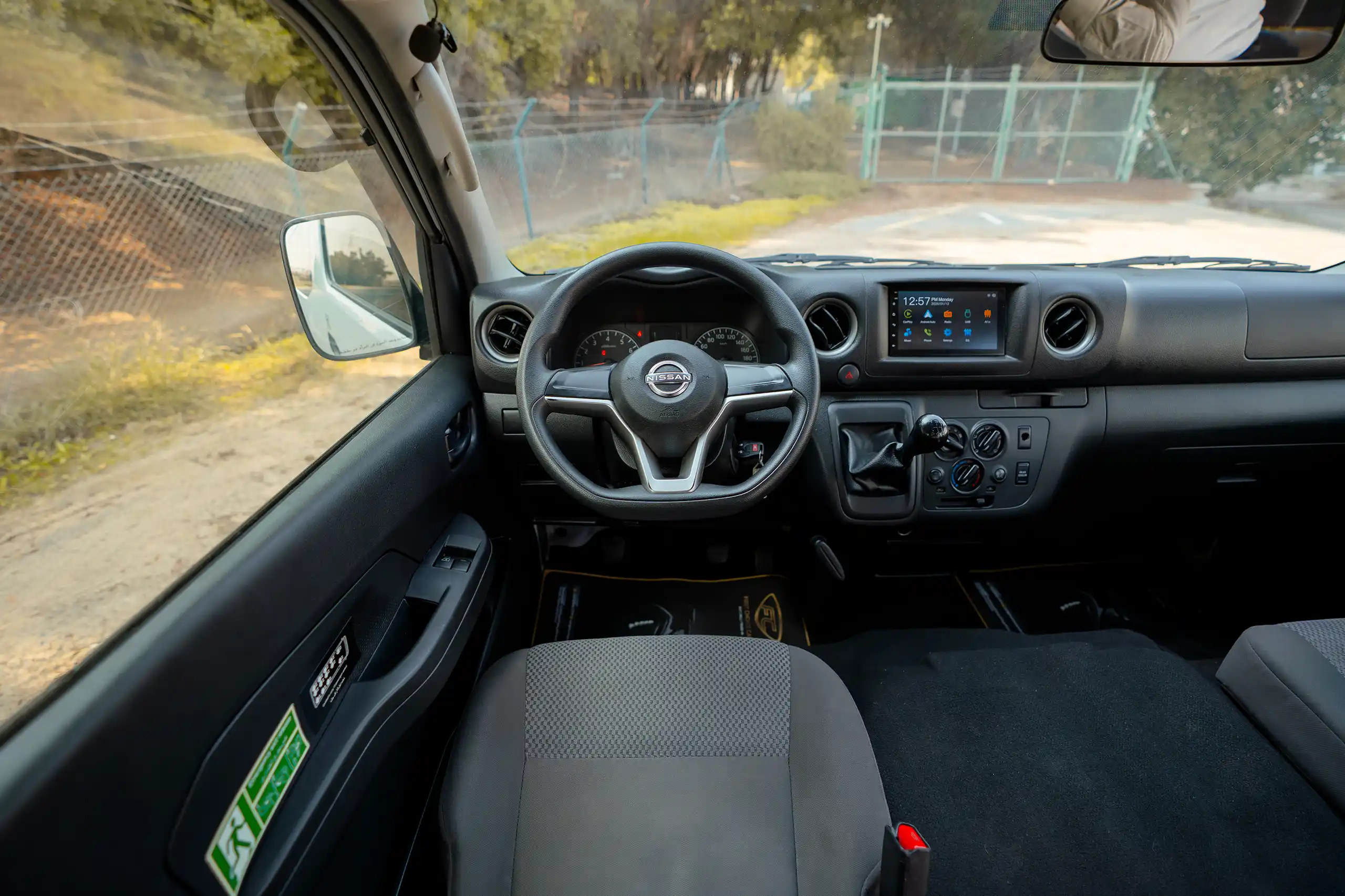 Used 2024 Nissan Urvan High Roof White – Steering Wheel & Instrument Cluster at First Choice Cars Sharjah