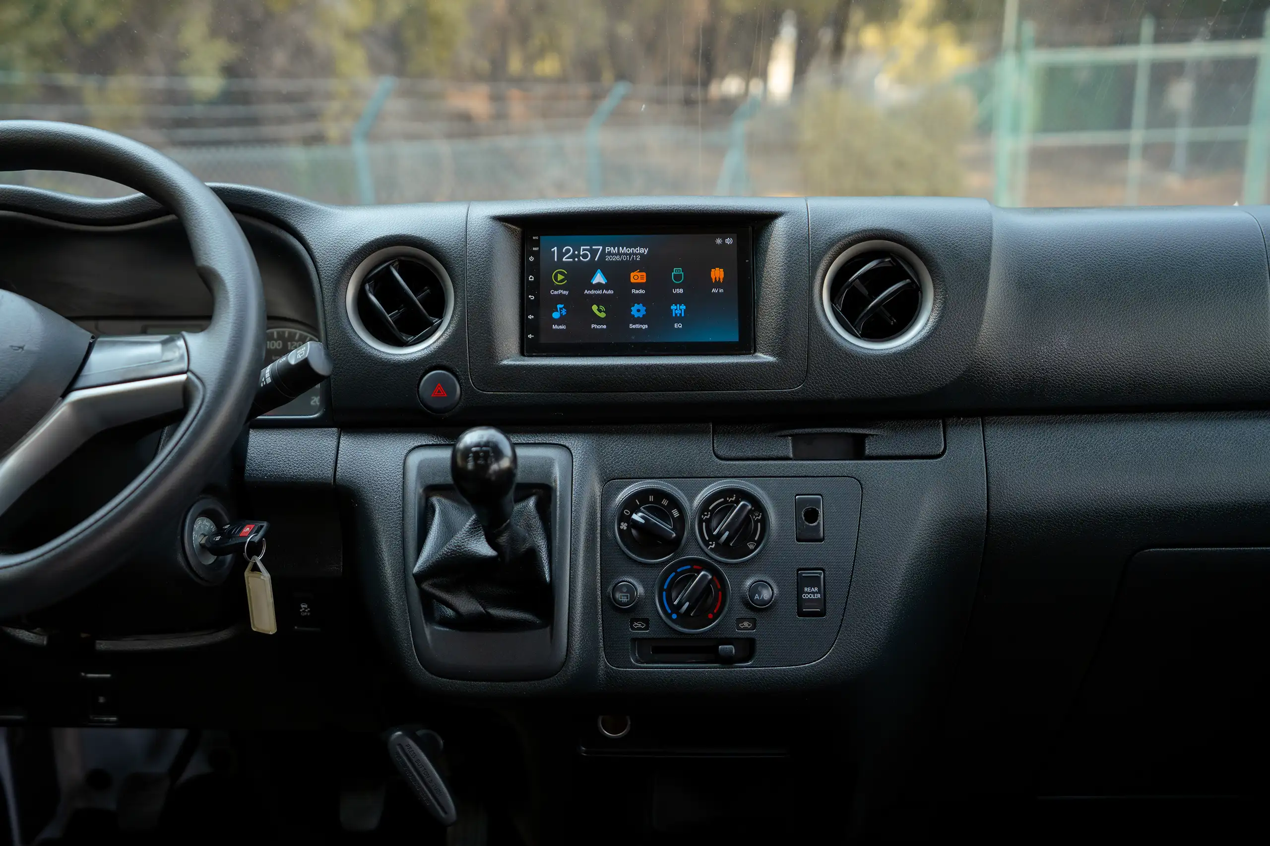 Used 2024 Nissan Urvan High Roof White – Infotainment / Touchscreen System at First Choice Cars Sharjah