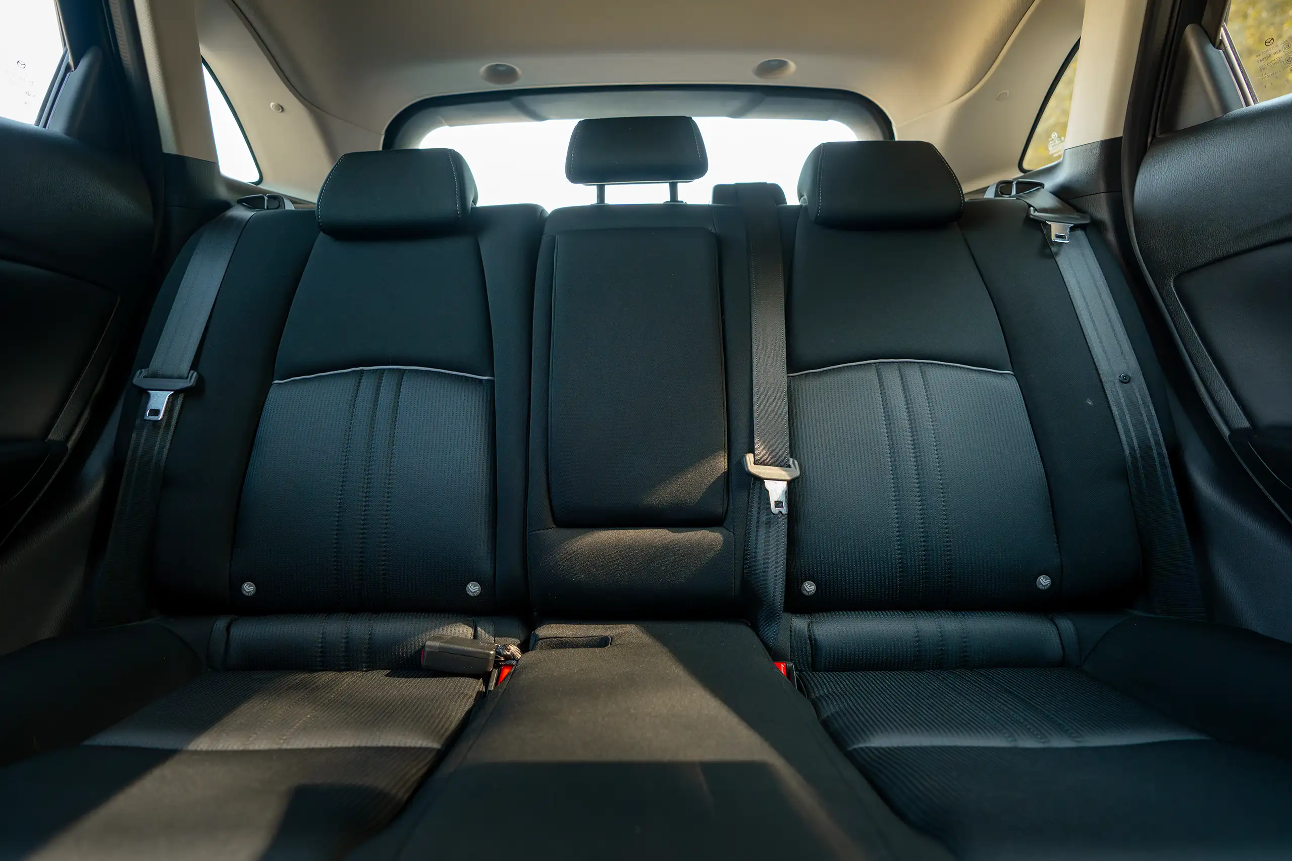 Used 2022 Mazda CX-3 GS Grey – Rear Seat View at First Choice Cars Sharjah