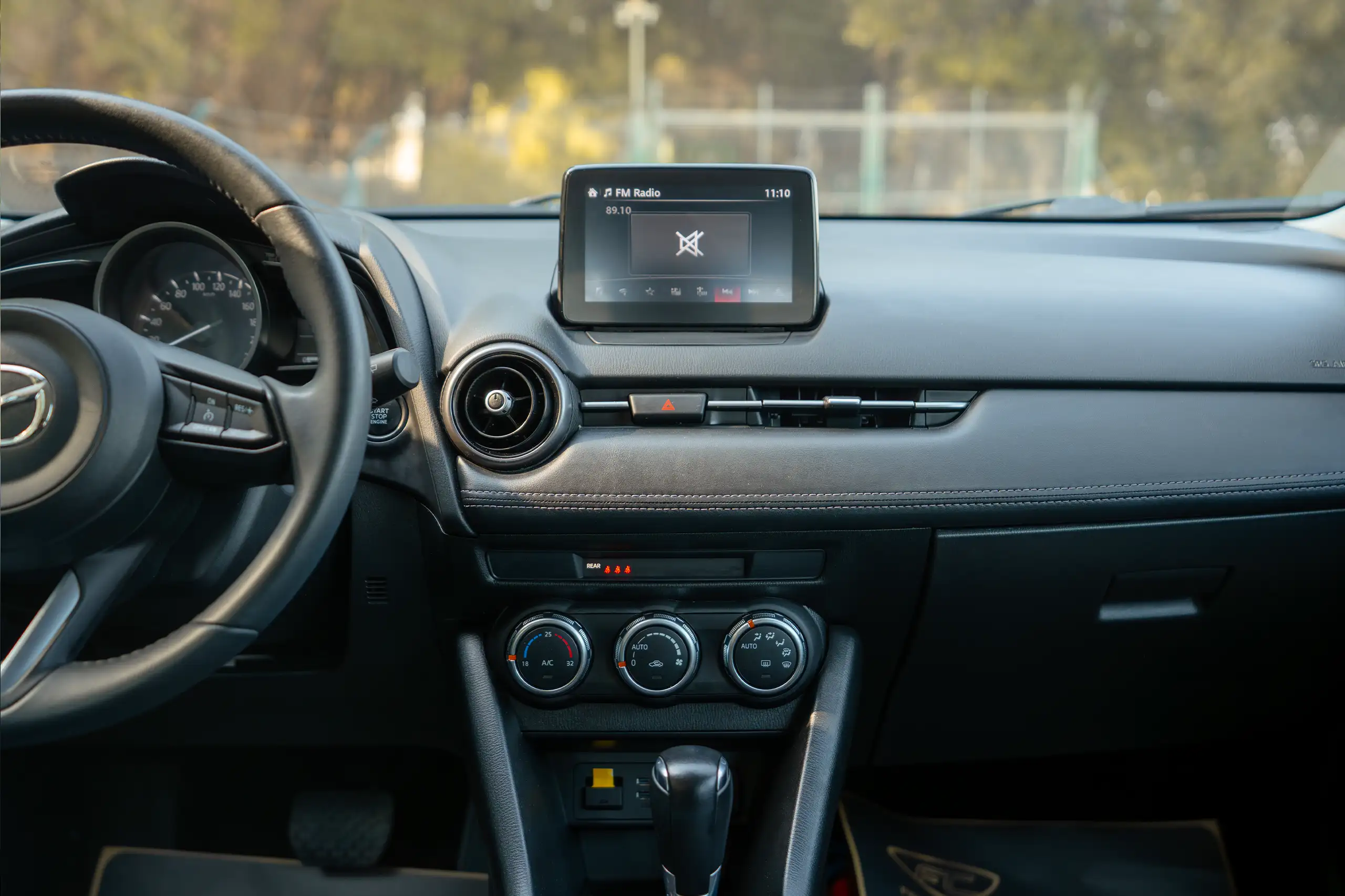 Used 2022 Mazda CX-3 GS Grey – Infotainment / Touchscreen System at First Choice Cars Sharjah