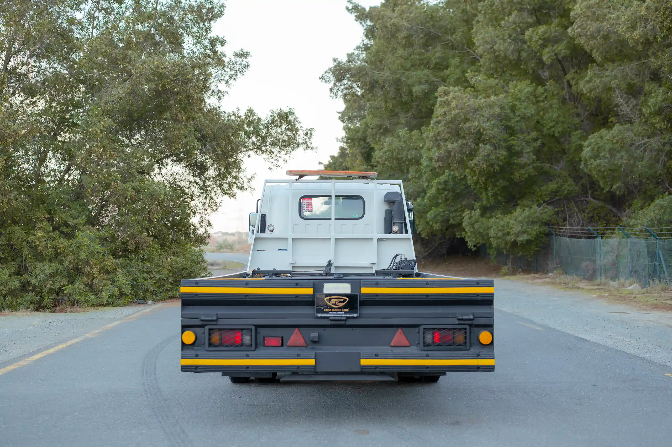 Used 2017 Isuzu NPR Recovery White – Back/Rear View at First Choice Cars Sharjah