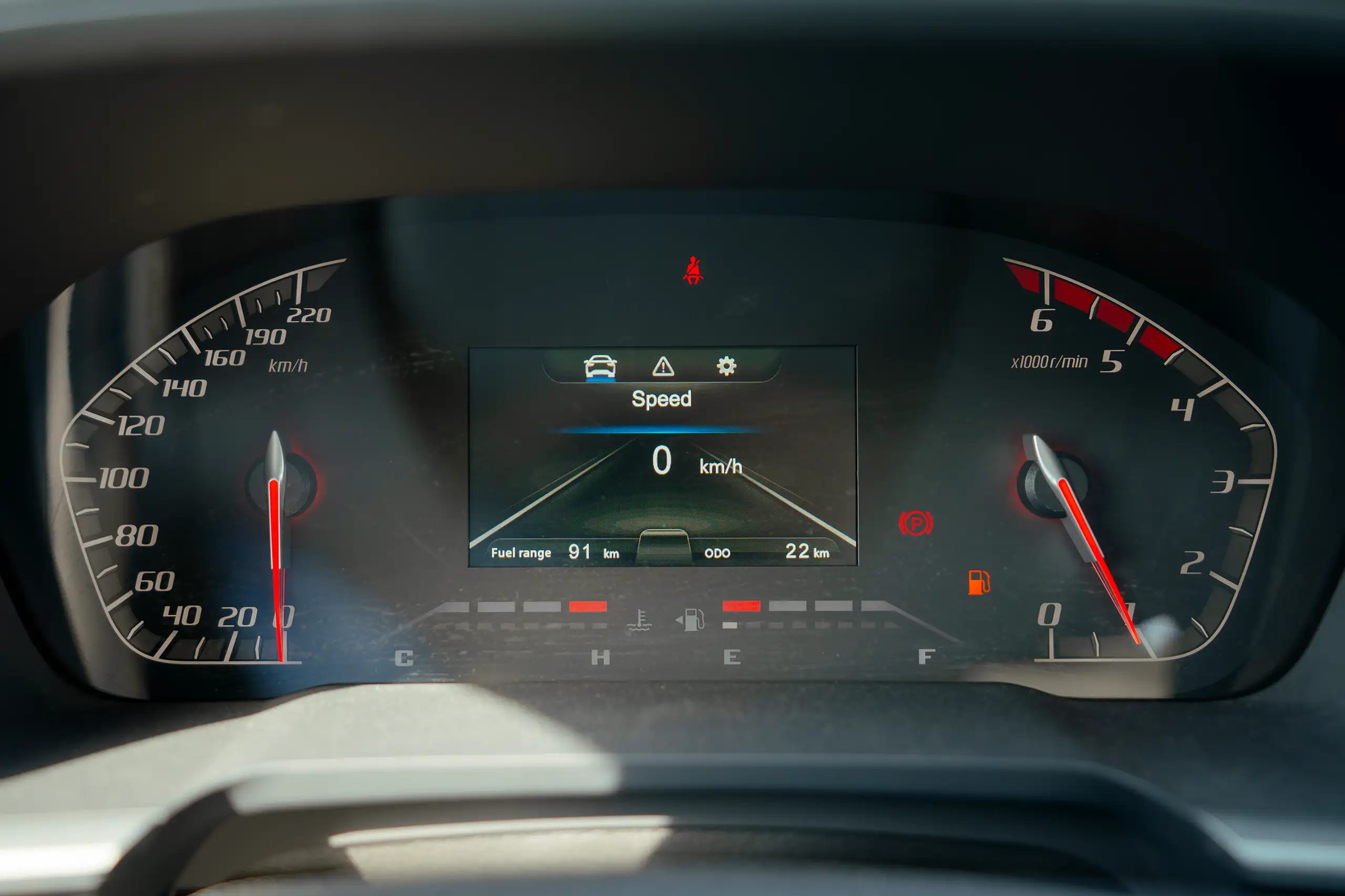 Used 2023 Peugeot Landtrek Double Cabin White – Odometer / Mileage Reading View at First Choice Cars Sharjah