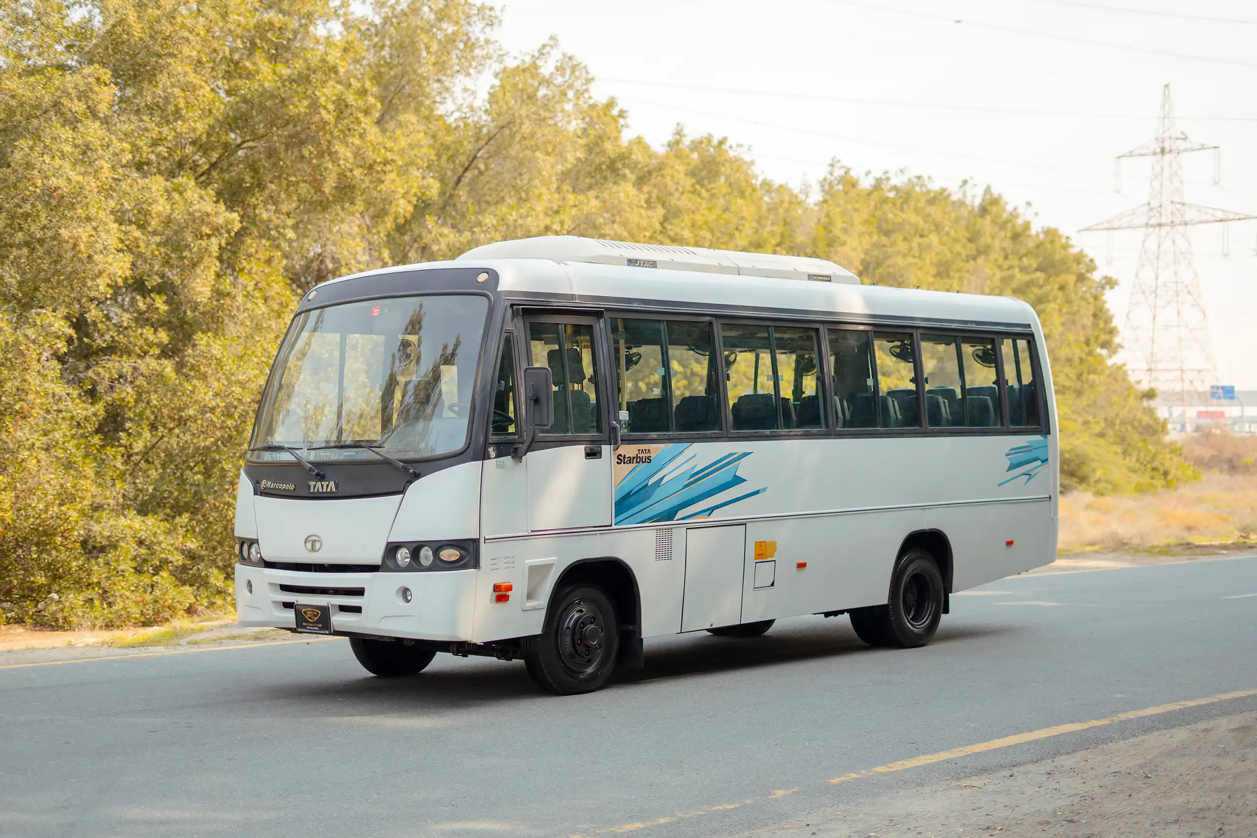 Used 2017 TATA LP 613 White – Left Front Diagonal (45°) View at First Choice Cars Sharjah