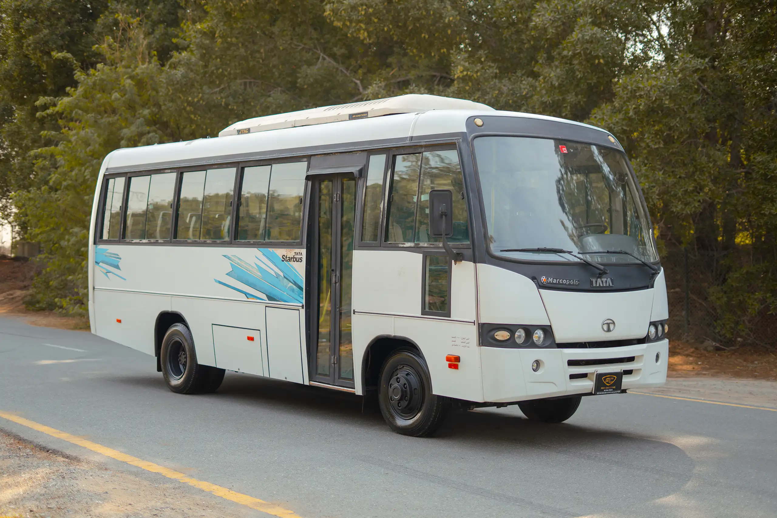 Used 2017 TATA LP 613 White – Right Front Diagonal (45°) View at First Choice Cars Sharjah