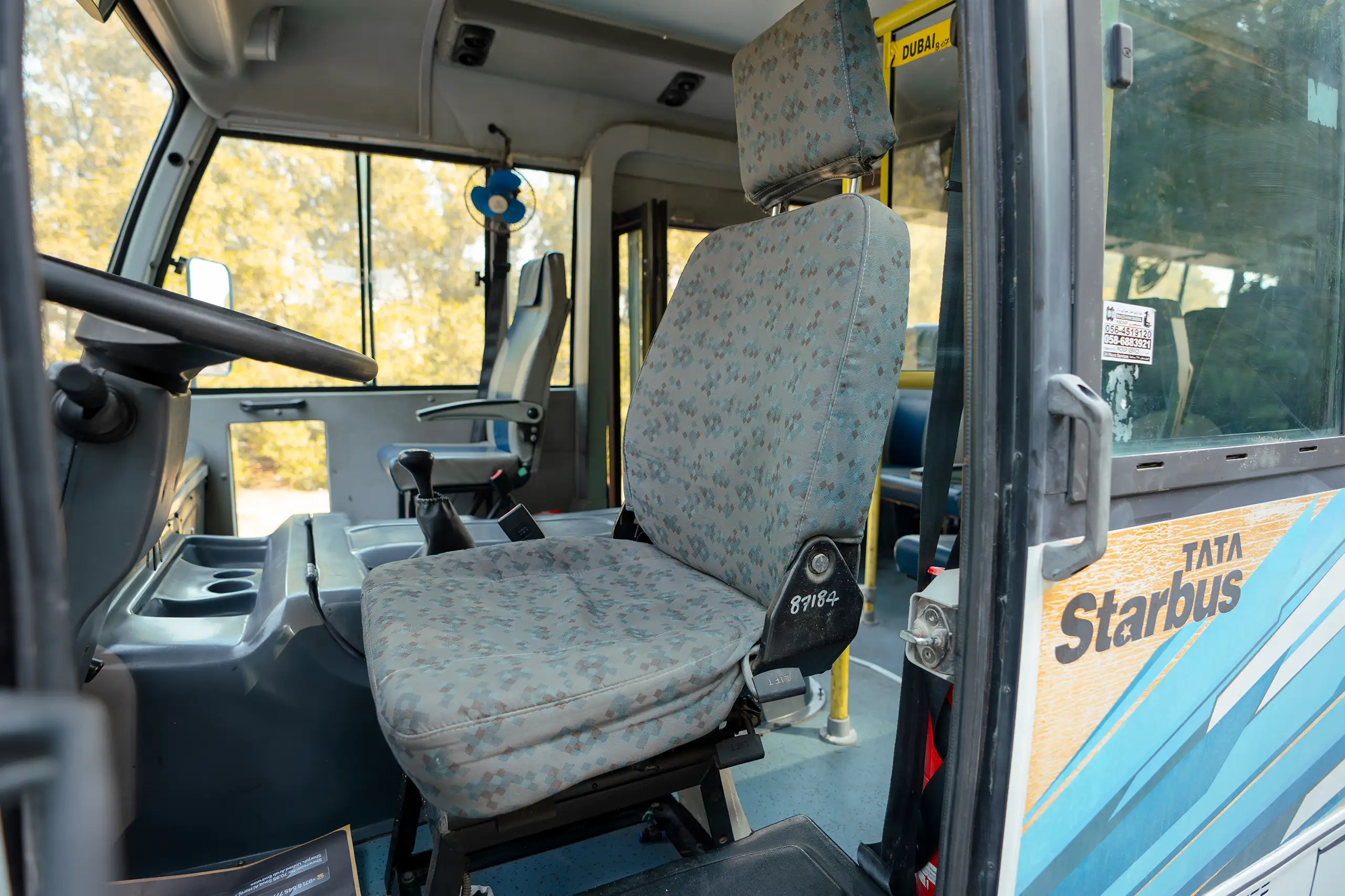 Used 2017 TATA LP 613 White – Front Driver Side Cabin View at First Choice Cars Sharjah