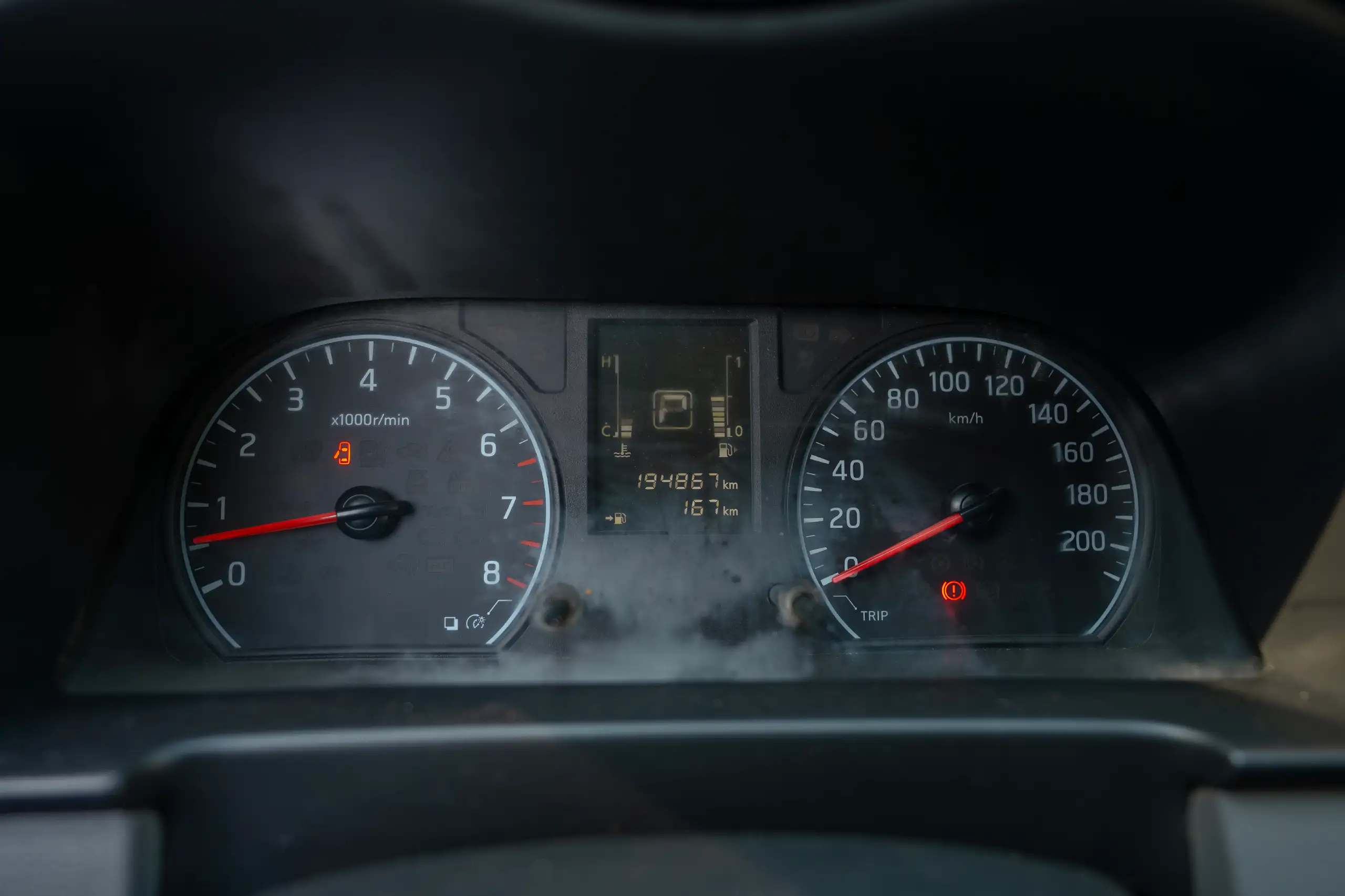 Used 2020 Nissan Urvan Standard Roof in White – Odometer / Mileage Reading View for Sale at First Choice Cars Dubai Sharjah
