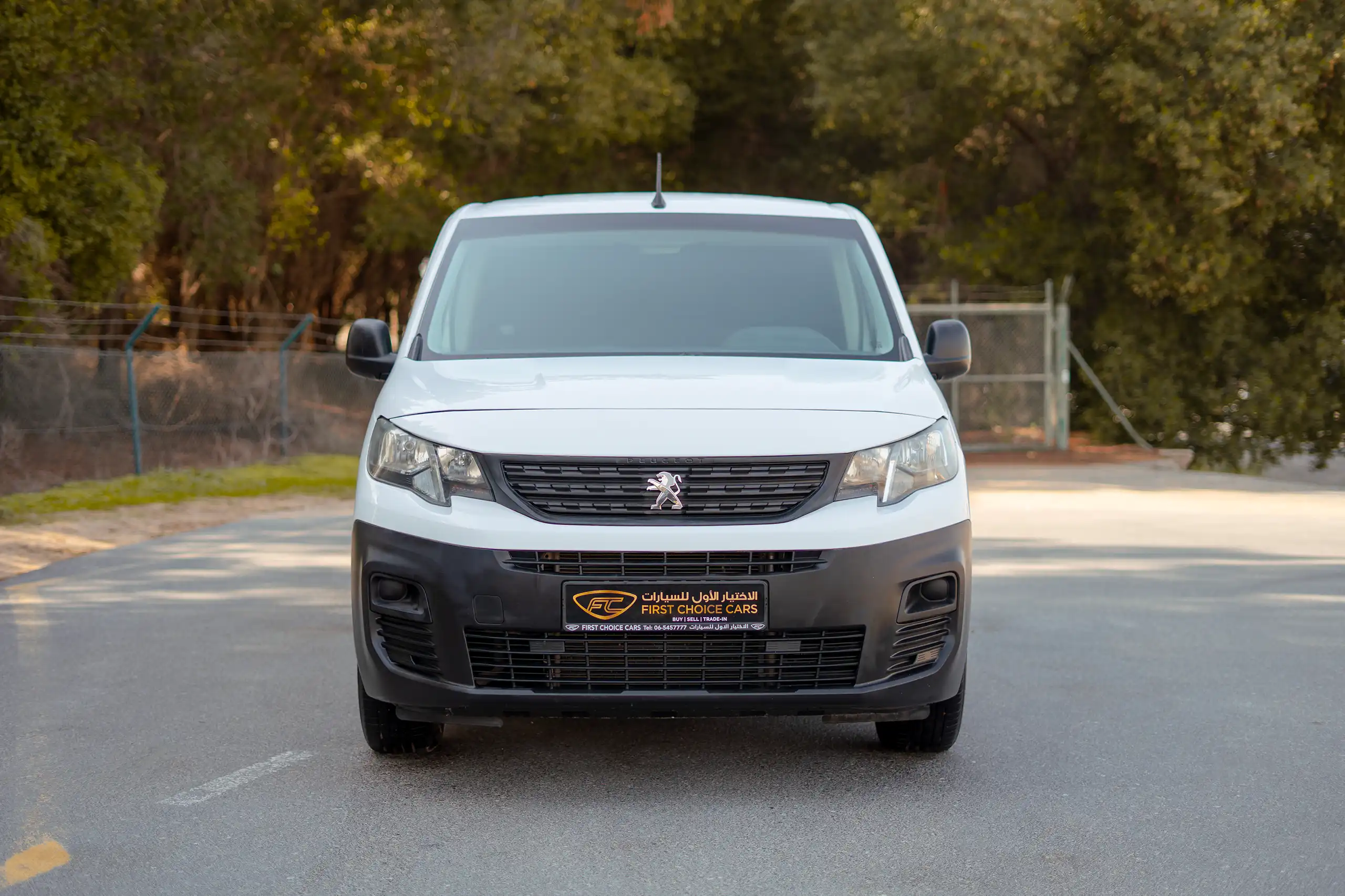 Used 2022 Peugeot Partner Standard White – Front View at First Choice Cars Sharjah