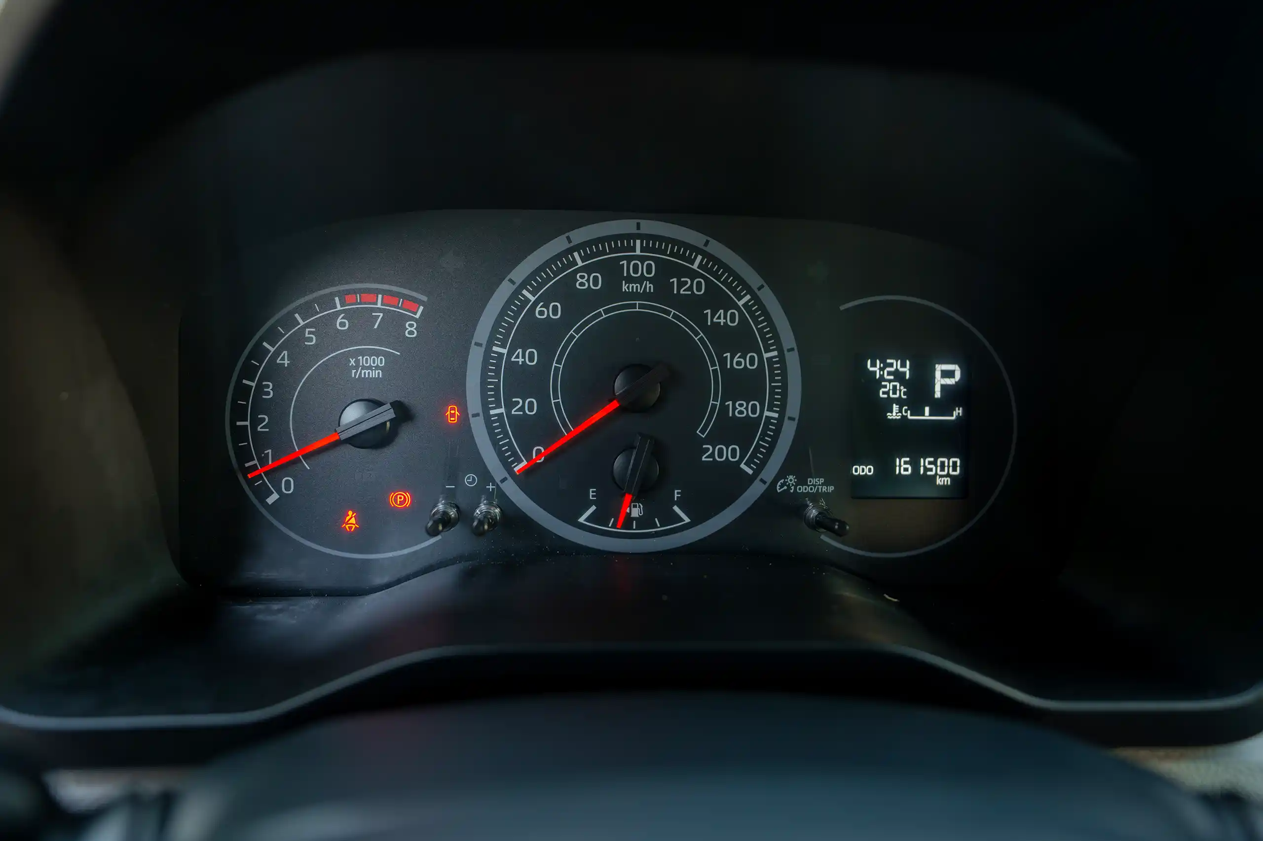 Used 2021 Toyota Hiace GL High Roof White – Odometer / Mileage Reading View at First Choice Cars Sharjah