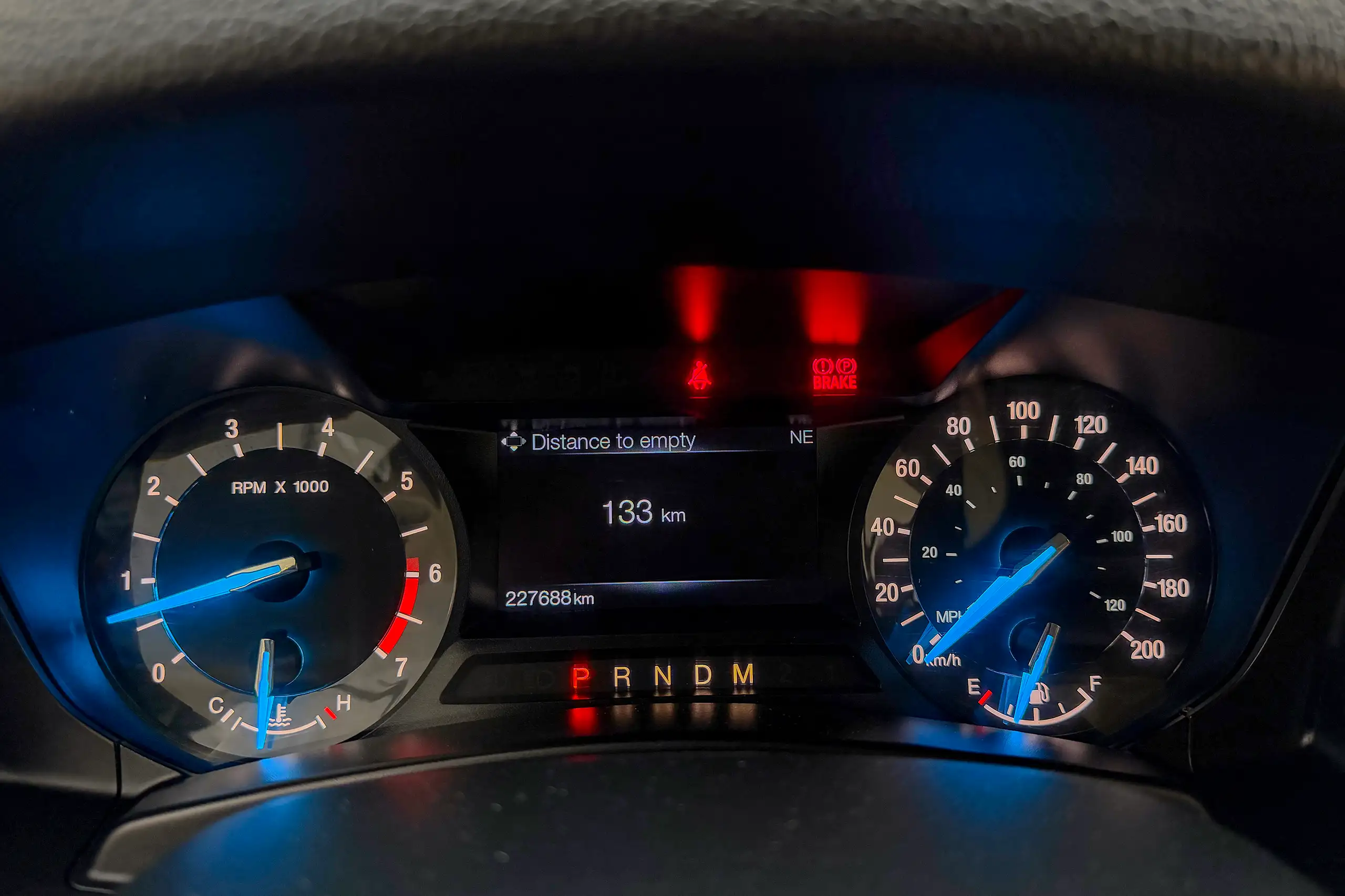 Used 2017 Ford Expedition XLT White – Odometer / Mileage Reading View at First Choice Cars Sharjah