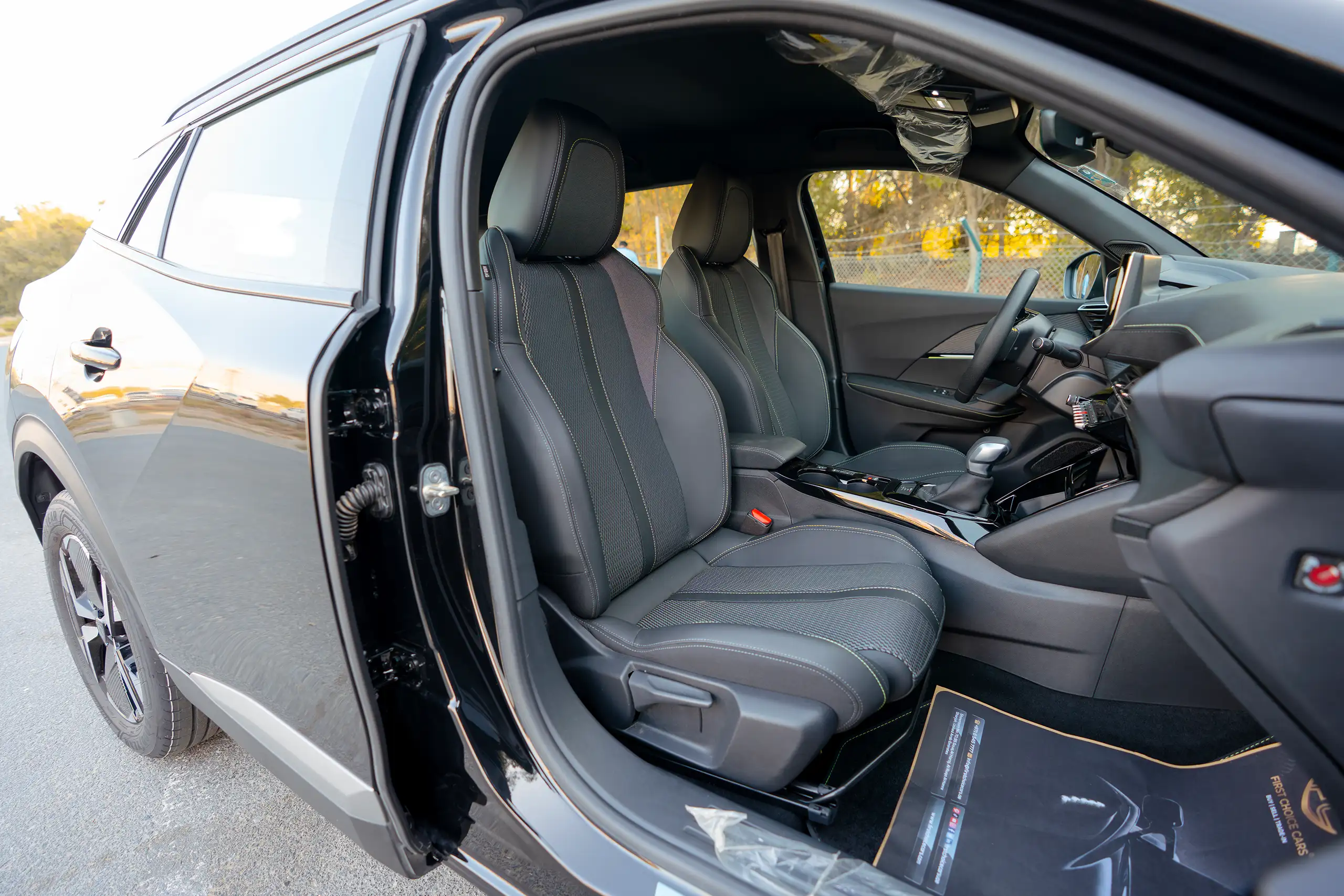 Used 2024 Peugeot 2008 GT Black – Front Passenger Side Cabin View at First Choice Cars Sharjah