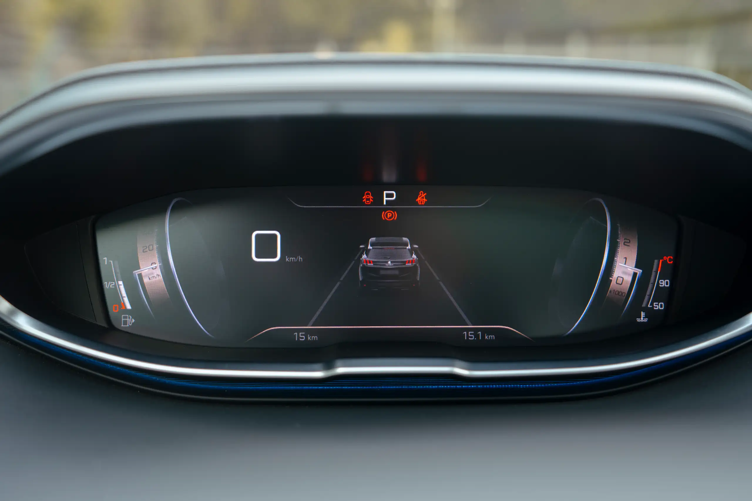 Used 2024 Peugeot 3008 GT Black – Odometer / Mileage Reading View at First Choice Cars Sharjah