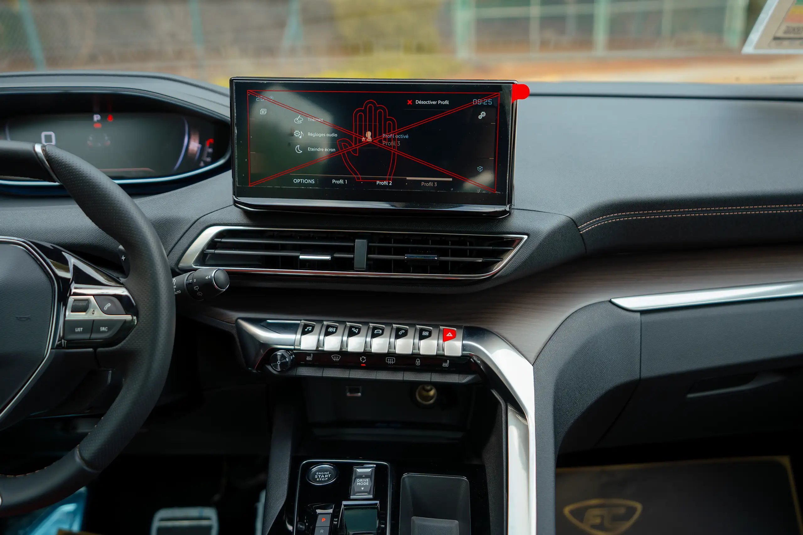 Used 2024 Peugeot 3008 GT Black – Infotainment / Touchscreen System at First Choice Cars Sharjah