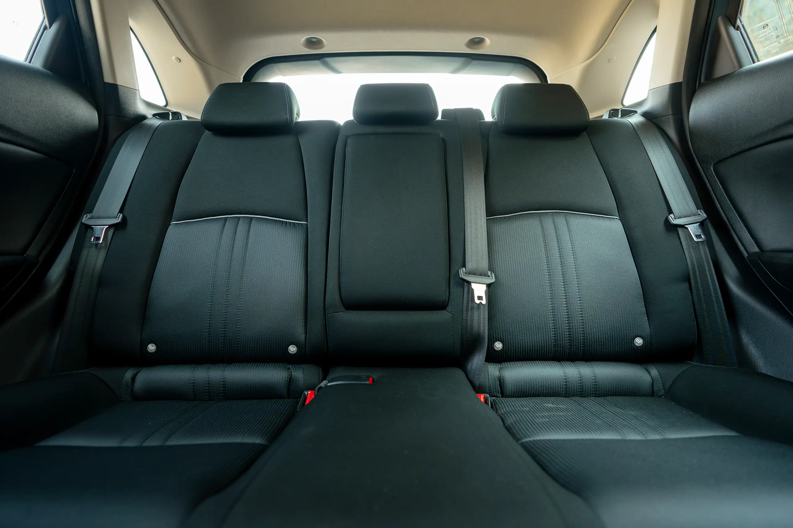 Used 2023 Mazda CX-3 GS Blue – Rear Seat View at First Choice Cars Sharjah