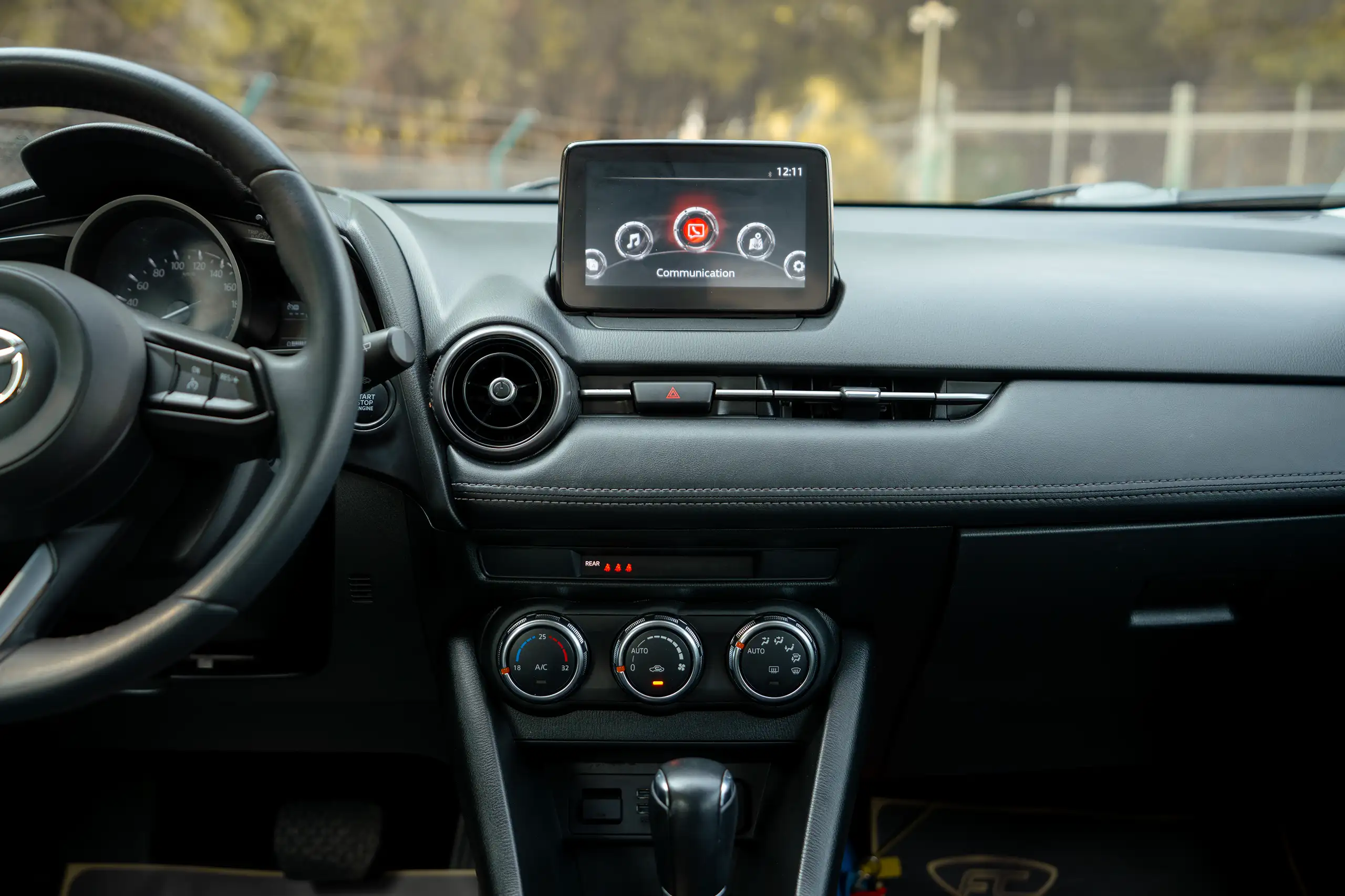 Used 2023 Mazda CX-3 GS Blue – Infotainment / Touchscreen System at First Choice Cars Sharjah