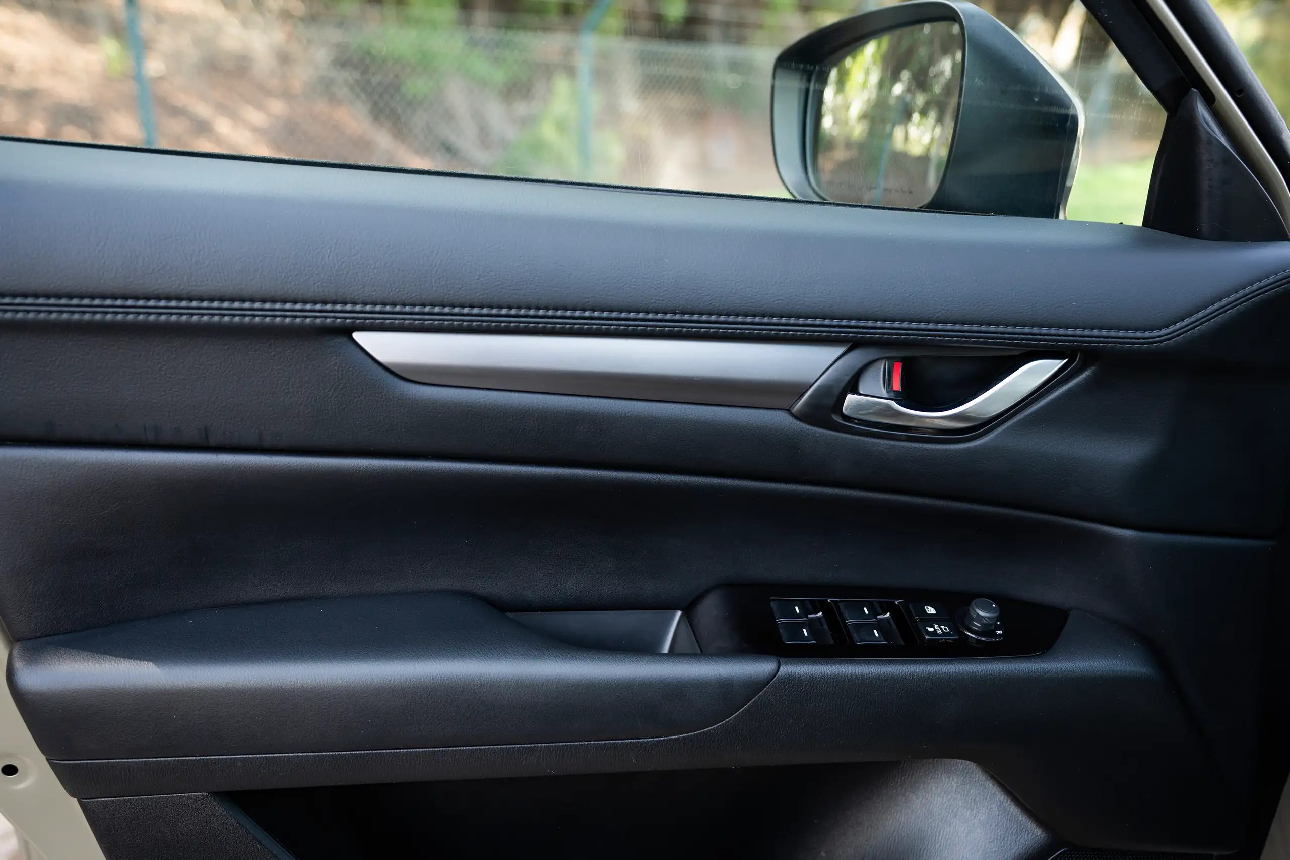 Used 2023 Mazda CX-5 GT Gold – Driver Door Panel Full View at First Choice Cars Sharjah