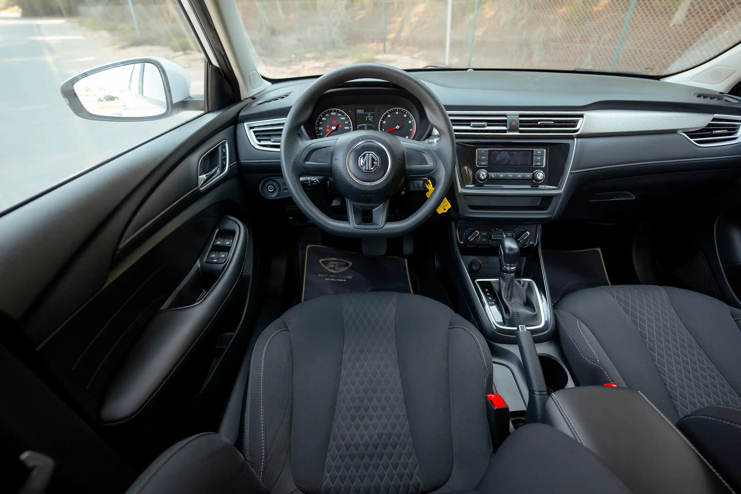 Used 2022 MG 5 Comfort White – Steering Wheel & Instrument Cluster at First Choice Cars Sharjah