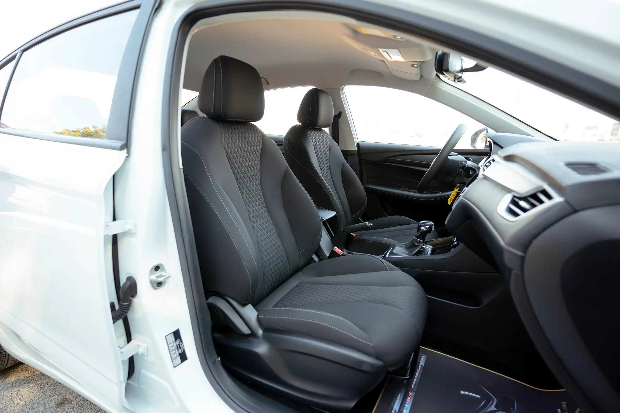 Used 2022 MG 5 Comfort White – Front Passenger Side Cabin View at First Choice Cars Sharjah