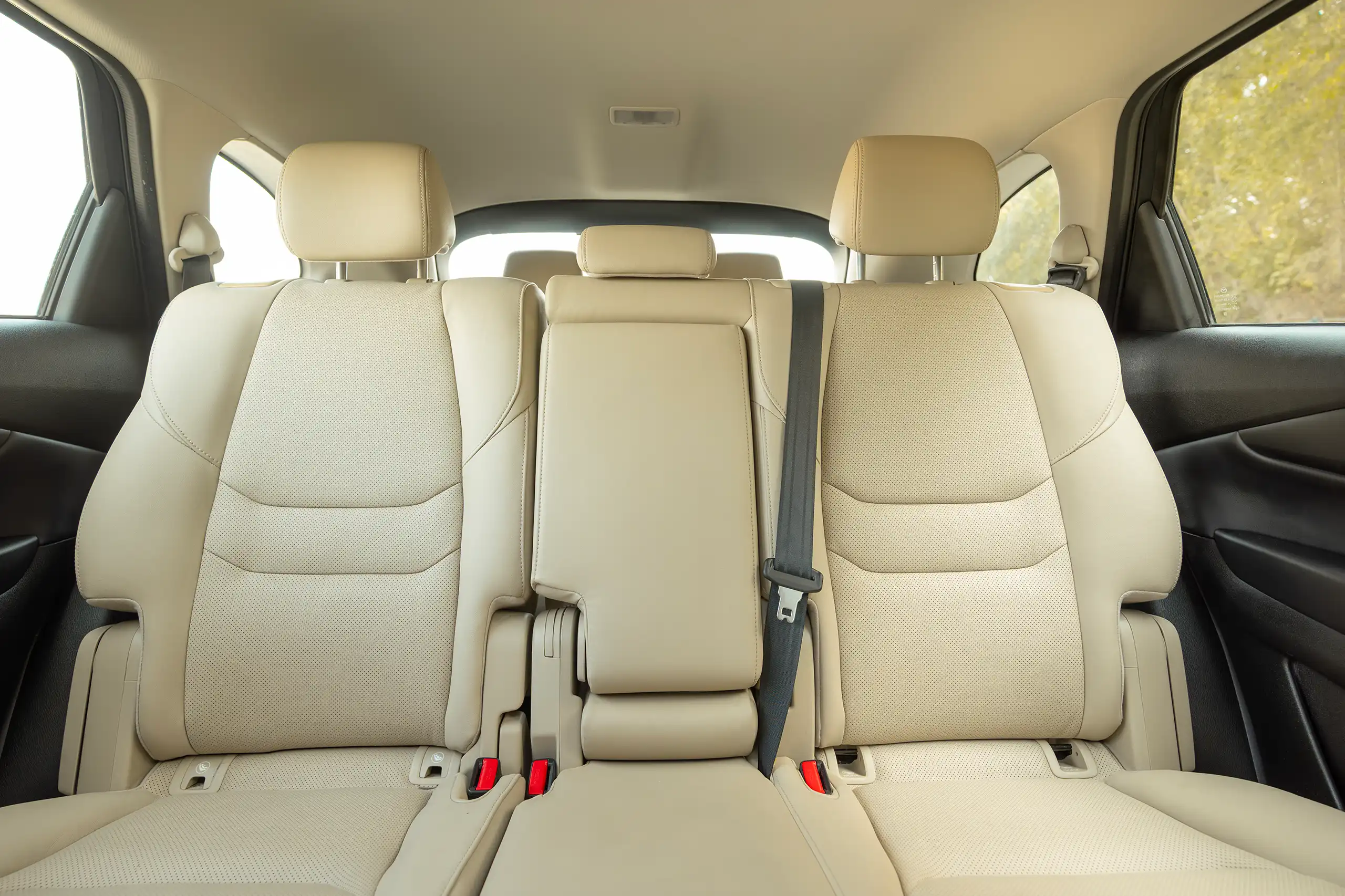 Used 2020 Mazda CX-9 GT Grey – Rear Seat View at First Choice Cars Sharjah