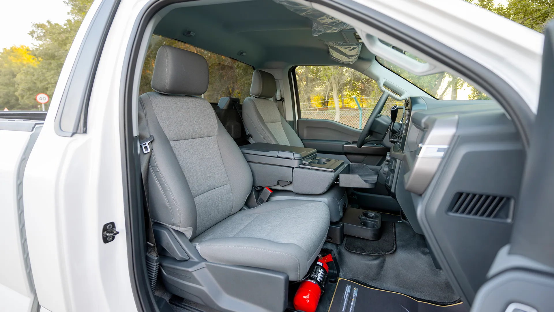 Used 2025 Ford F-150 XL in White – Front Passenger Side Cabin View