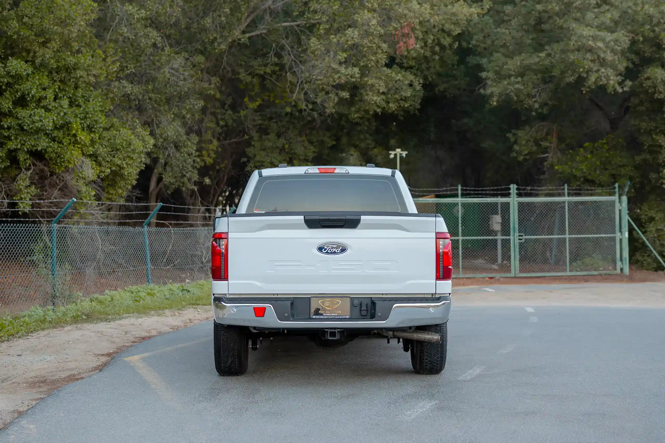 Used 2025 Ford F-Series Pickup F-150 XL White – Back/Rear View at First Choice Cars Sharjah