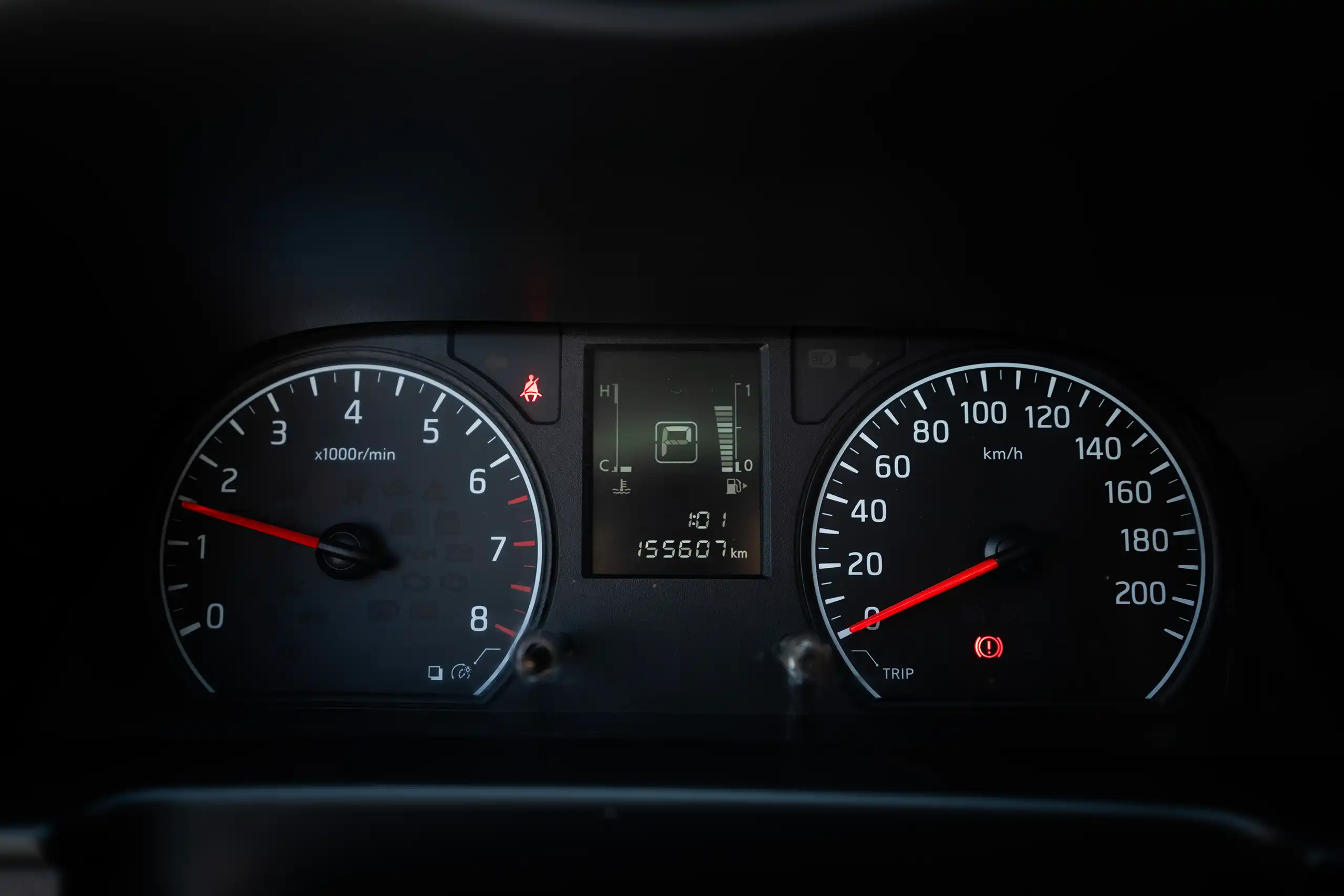 Used 2024 Nissan Urvan High Roof White – Odometer / Mileage Reading View at First Choice Cars Sharjah