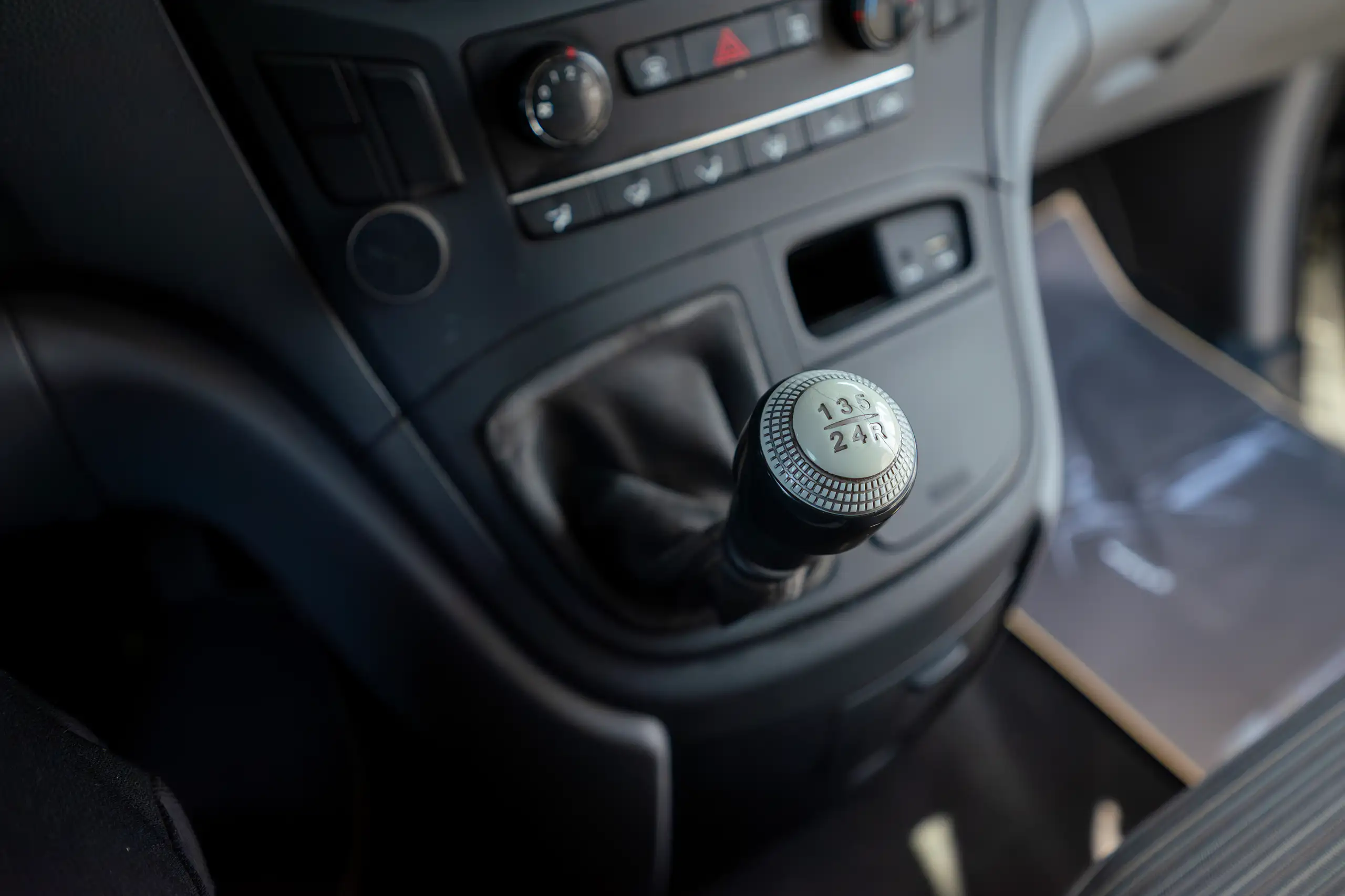 Used 2021 Hyundai H1 Cargo Van White – Center Console & Gear Shifter at First Choice Cars Sharjah