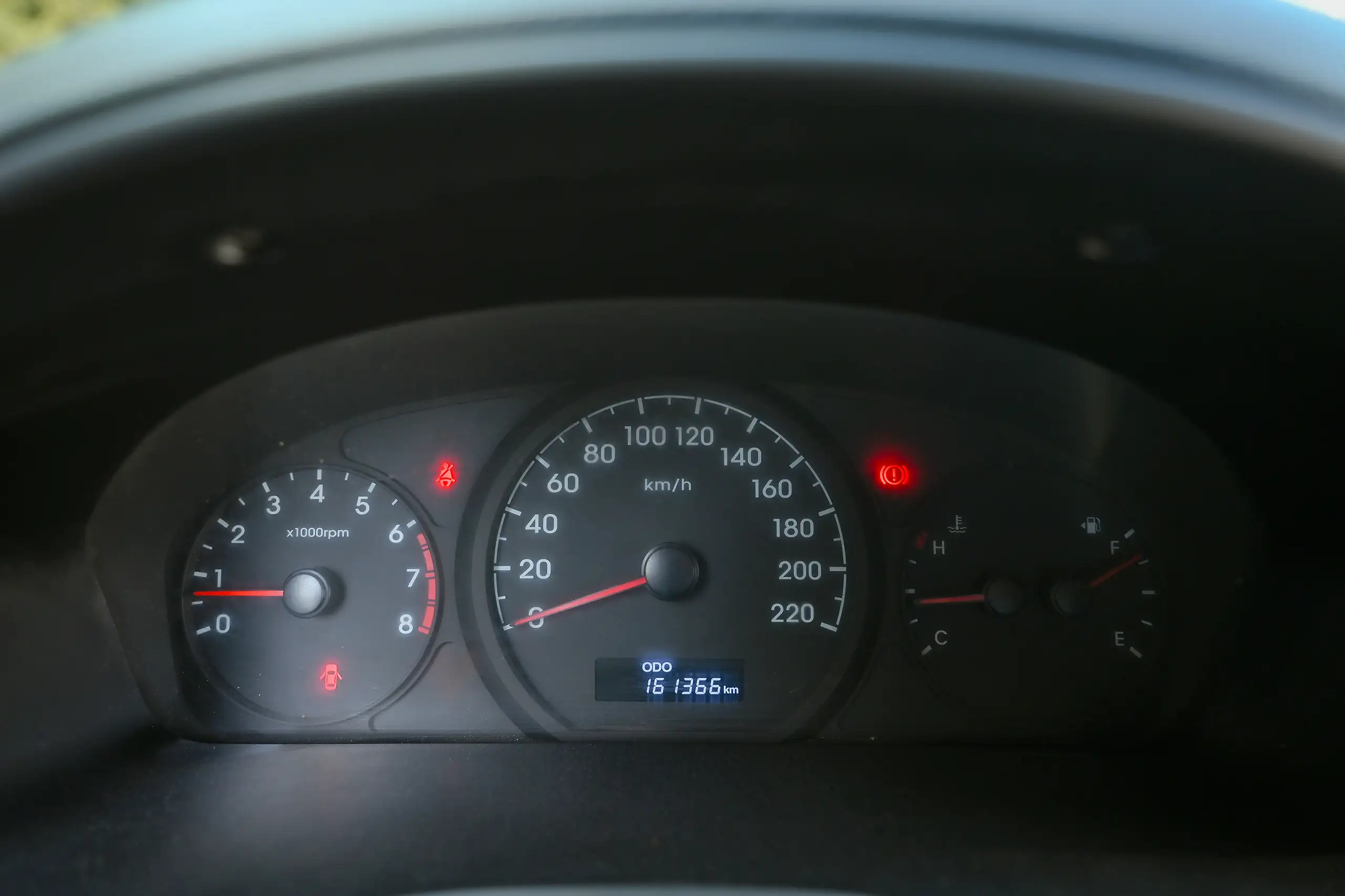 Used 2021 Hyundai H1 Cargo Van White – Odometer / Mileage Reading View at First Choice Cars Sharjah