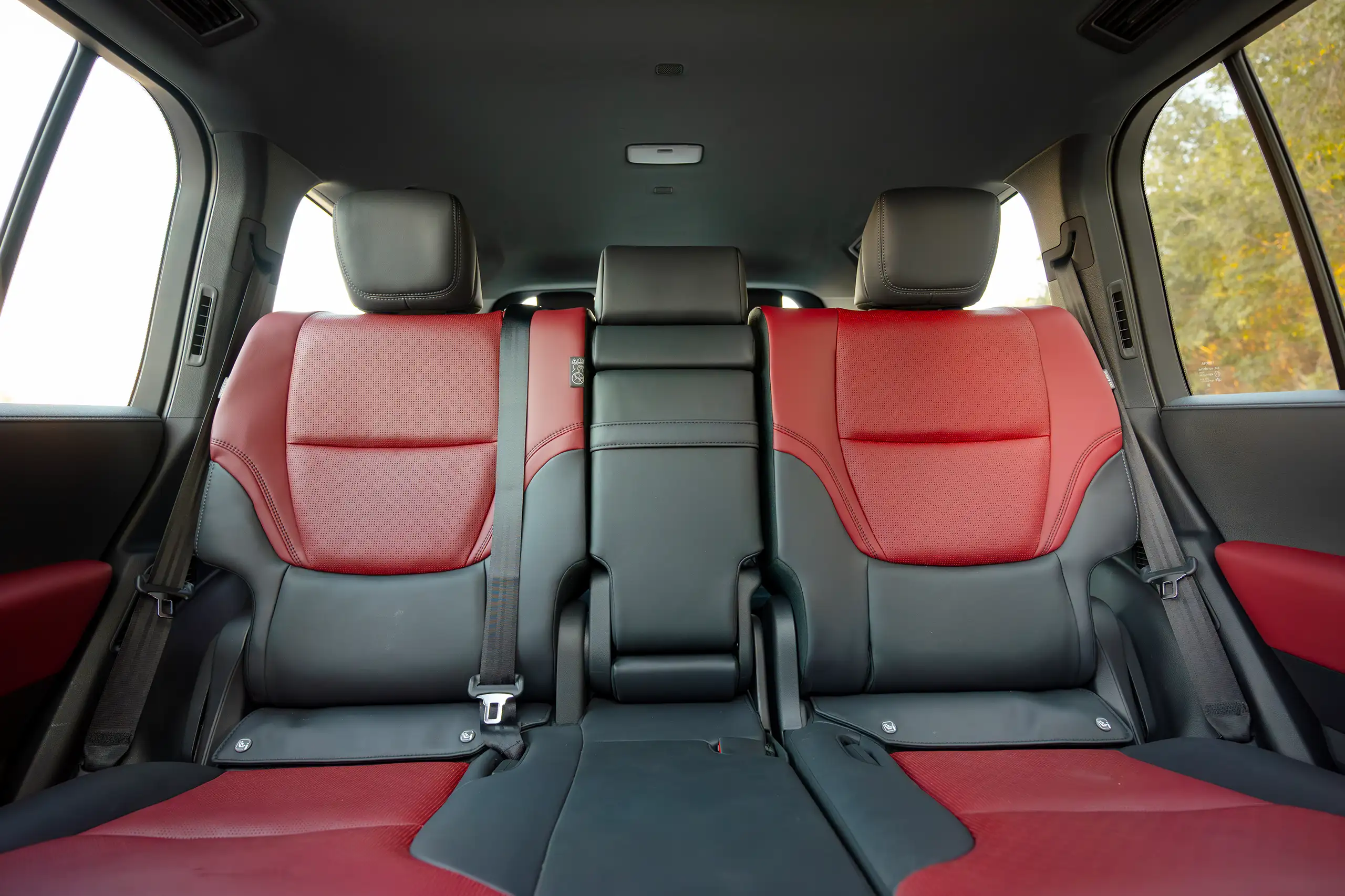 Used 2025 Toyota Land Cruiser VXR White – Rear Seat View at First Choice Cars Sharjah