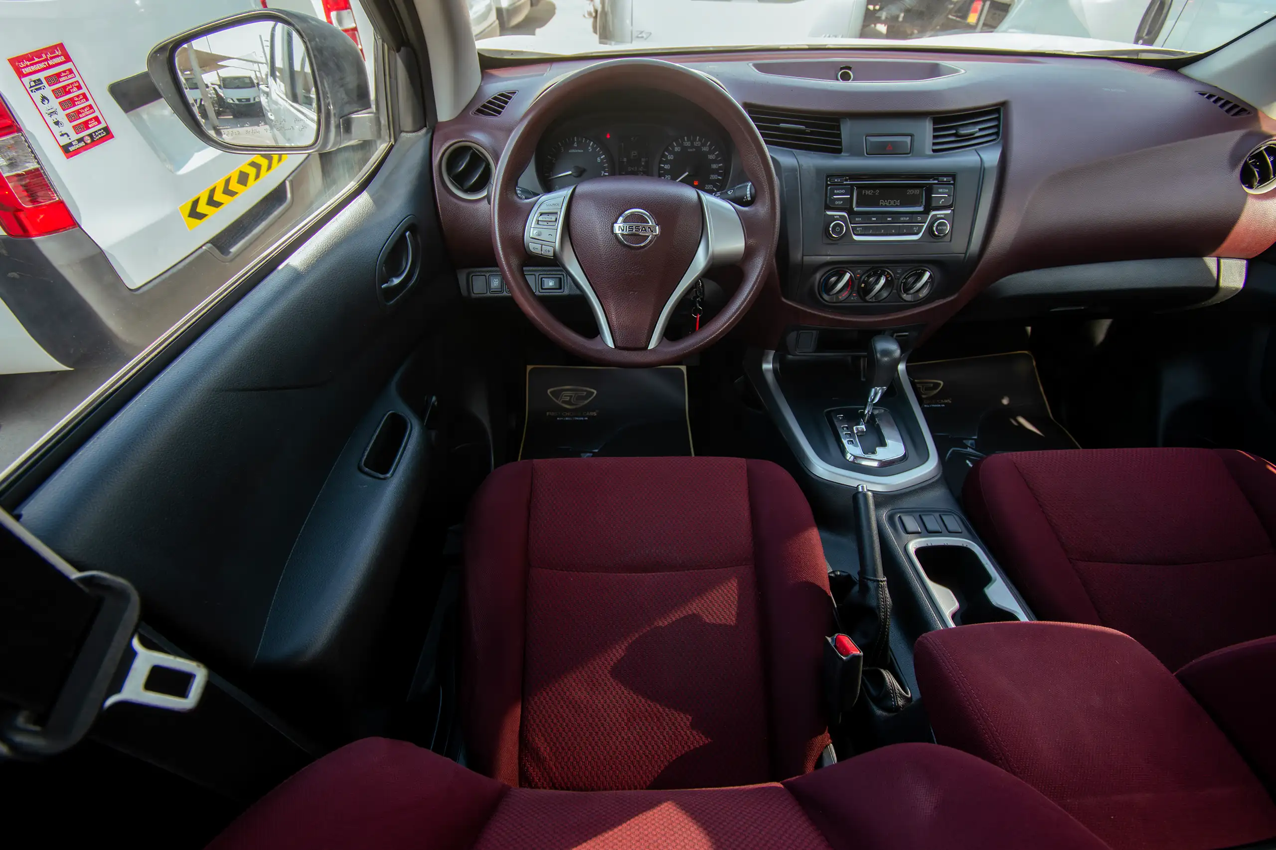 Used 2022 Nissan Navara SE White – Steering Wheel & Instrument Cluster at First Choice Cars Sharjah