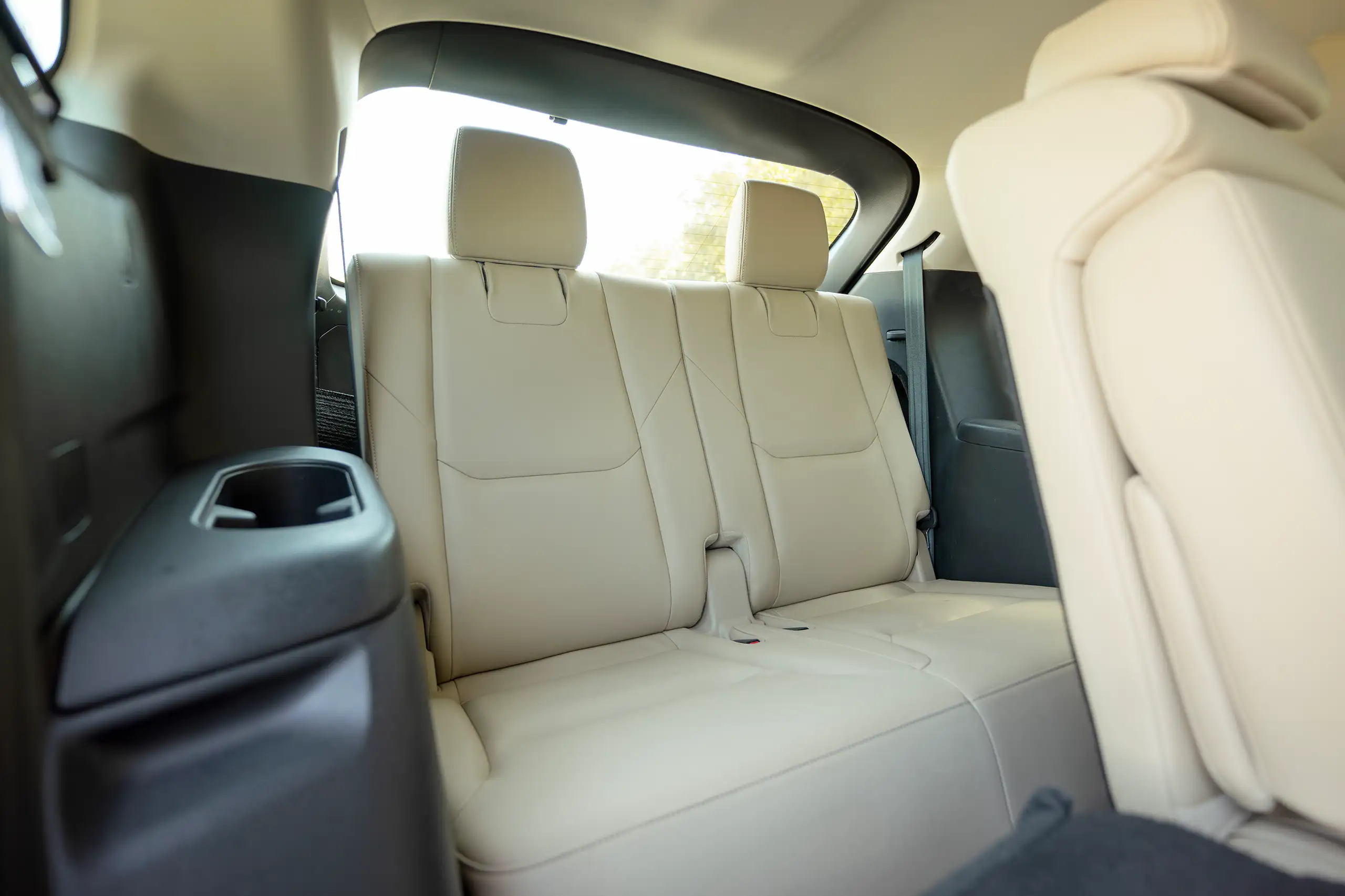 Used 2023 Mazda CX-9 GT in Blue – Third Row Right Seat View for Sale at First Choice Cars Dubai Sharjah