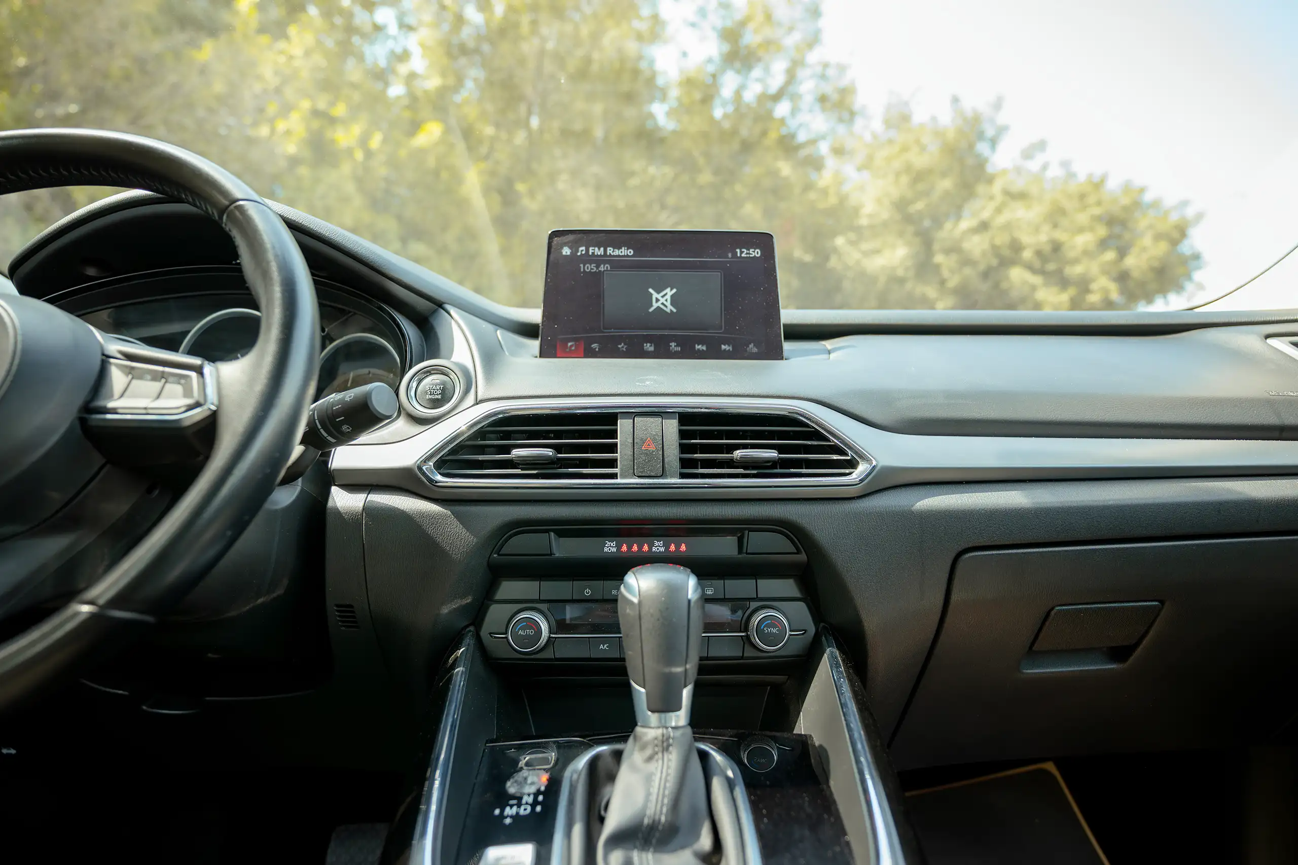 Used 2023 Mazda CX-9 GT in Blue – Infotainment / Touchscreen System for Sale at First Choice Cars Dubai Sharjah