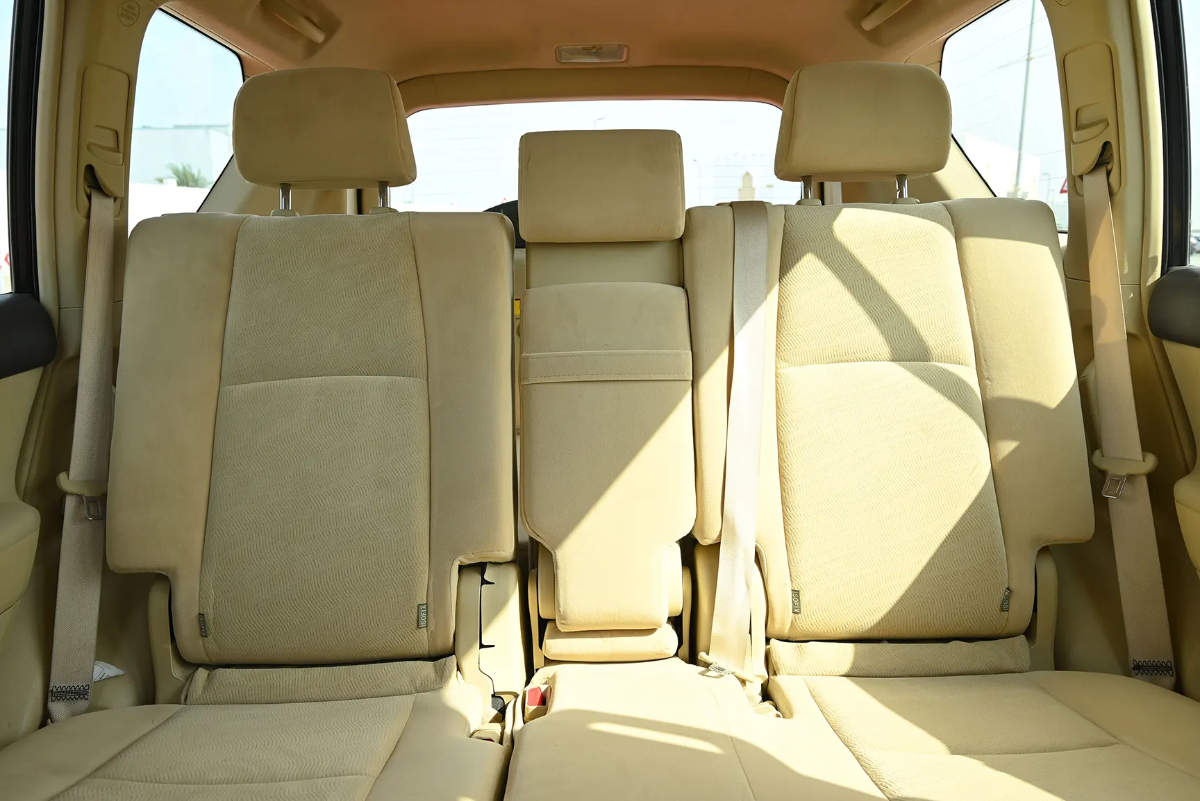 Used 2014 Toyota Prado Gxr Black – Rear Seat View at First Choice Cars Sharjah