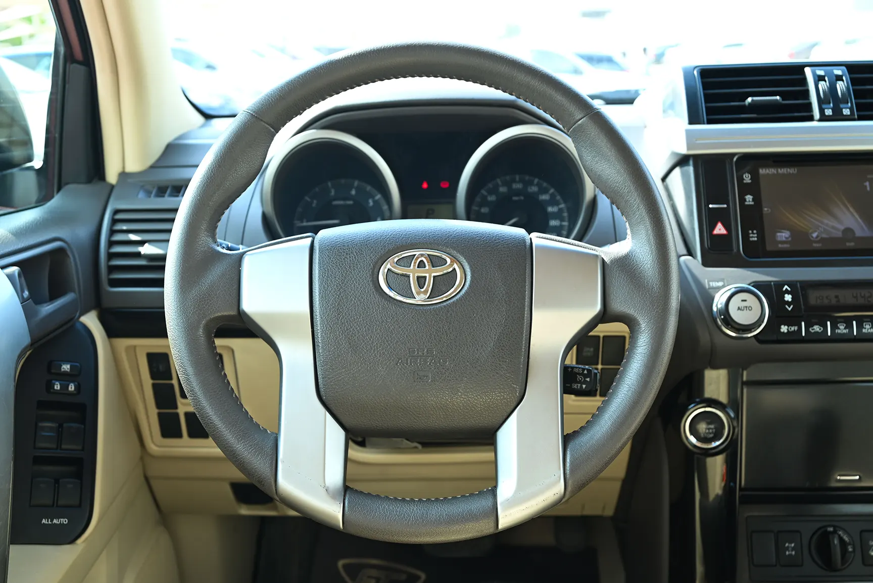 Used 2014 Toyota Prado Gxr Black – Steering Wheel & Instrument Cluster at First Choice Cars Sharjah