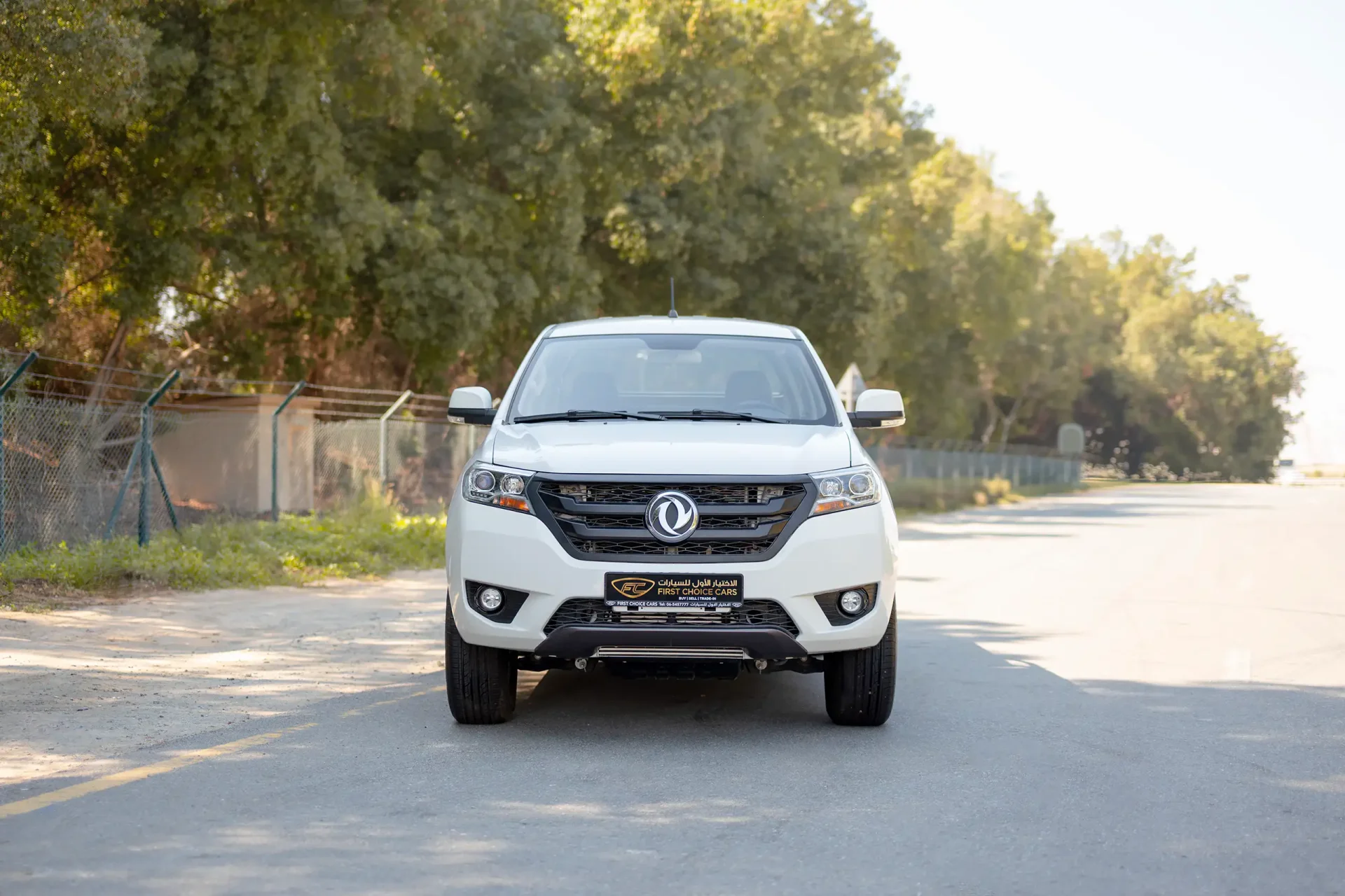 Used 2024 Dongfeng RICH 6 Double Cabin in White – Front View for Sale at First Choice Cars Dubai Sharjah