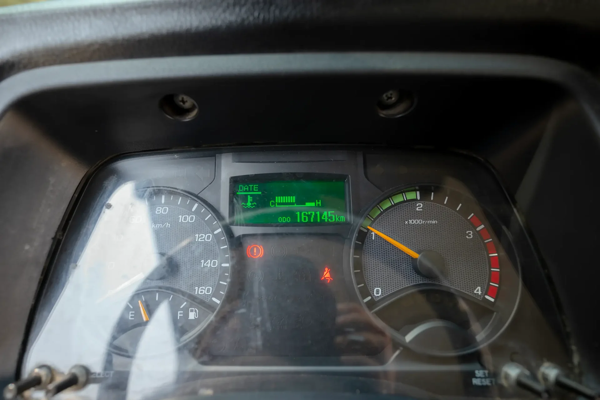 Used 2020 Mitsubishi Canter Freezer Box in White – Odometer / Mileage Reading View for Sale at First Choice Cars Dubai Sharjah