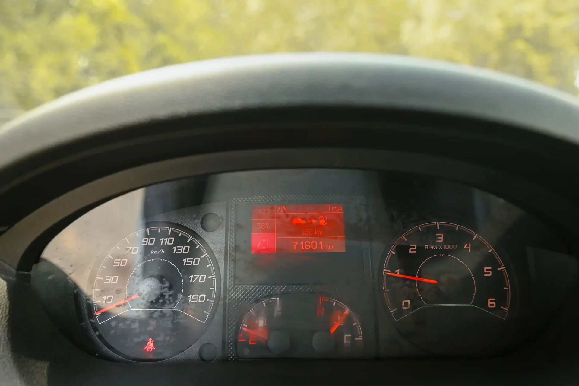 Used 2023 Peugeot Boxer L2h2 in White – Odometer / Mileage Reading View for Sale at First Choice Cars Dubai Sharjah