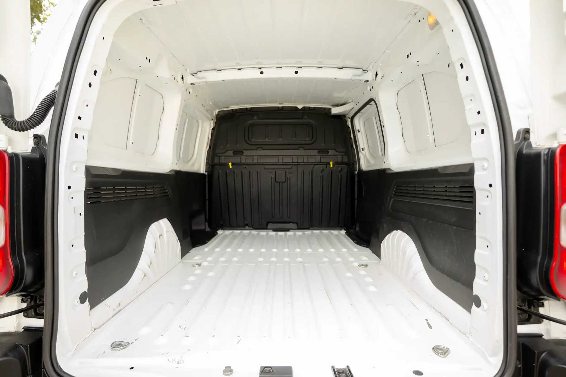 Used 2022 Peugeot Partner Standard in White – Delivery Box Rear Opening View for Sale at First Choice Cars Dubai Sharjah