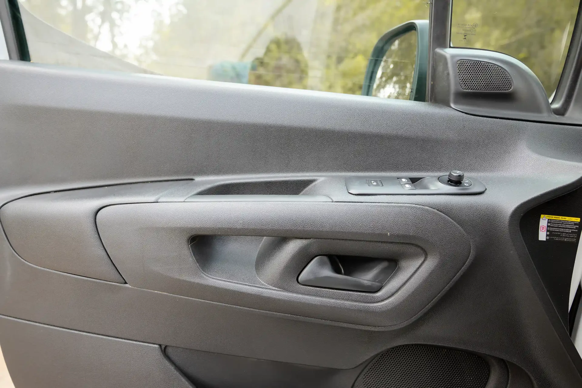 Used 2022 Peugeot Partner Standard in White – Driver Door Panel Full View for Sale at First Choice Cars Dubai Sharjah