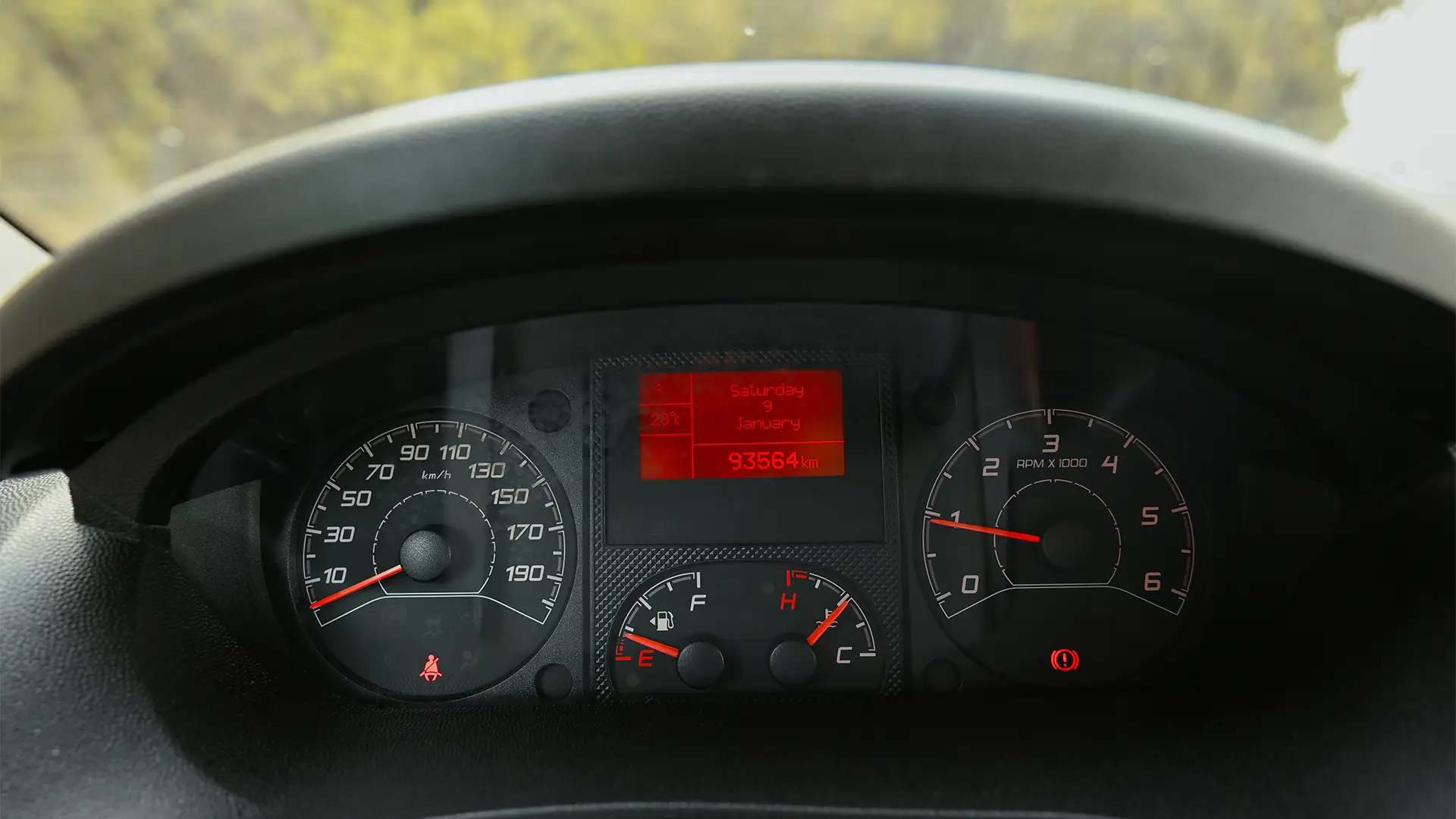 Used 2023 Peugeot Boxer L2h2 in White – Odometer / Mileage Reading View for Sale at First Choice Cars Dubai Sharjah