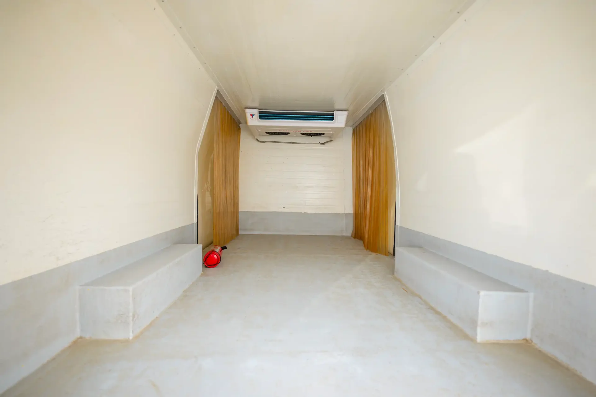 Used 2020 Toyota Hiace GLX High Roof in White – Chiller Box Rear Opening View for Sale at First Choice Cars Dubai Sharjah