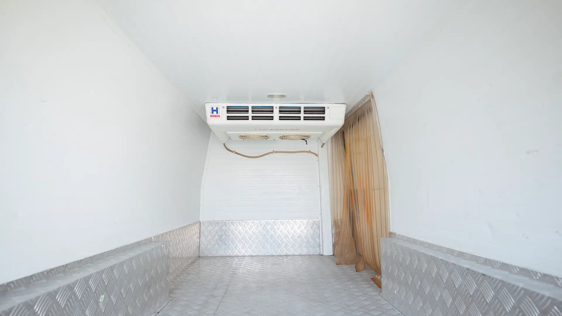 Used 2022 Peugeot Expert L3 in White – Chiller Box Rear Opening View for Sale at First Choice Cars Dubai Sharjah